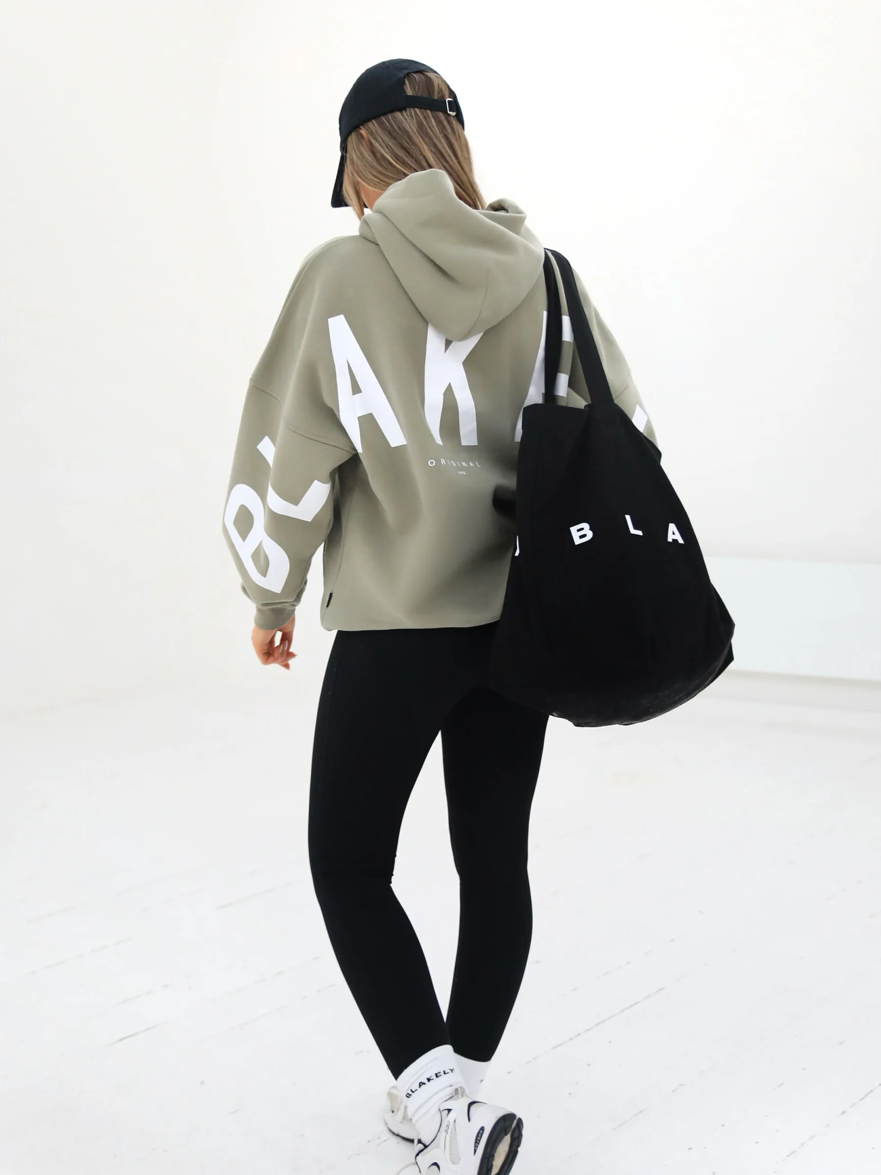 Isabel Oversized Hoodie - Olive - Prinboxs