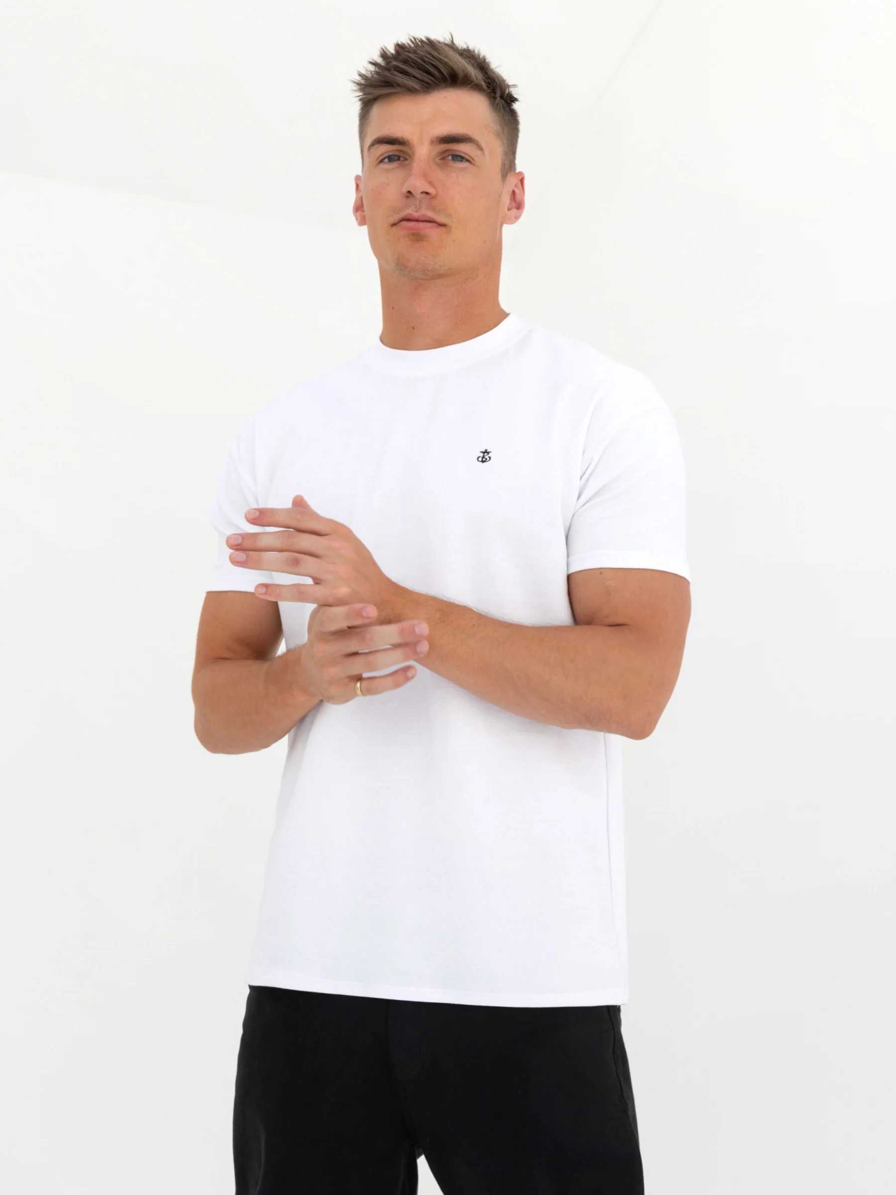 Anchor Relaxed T-Shirt - White - Prinboxs