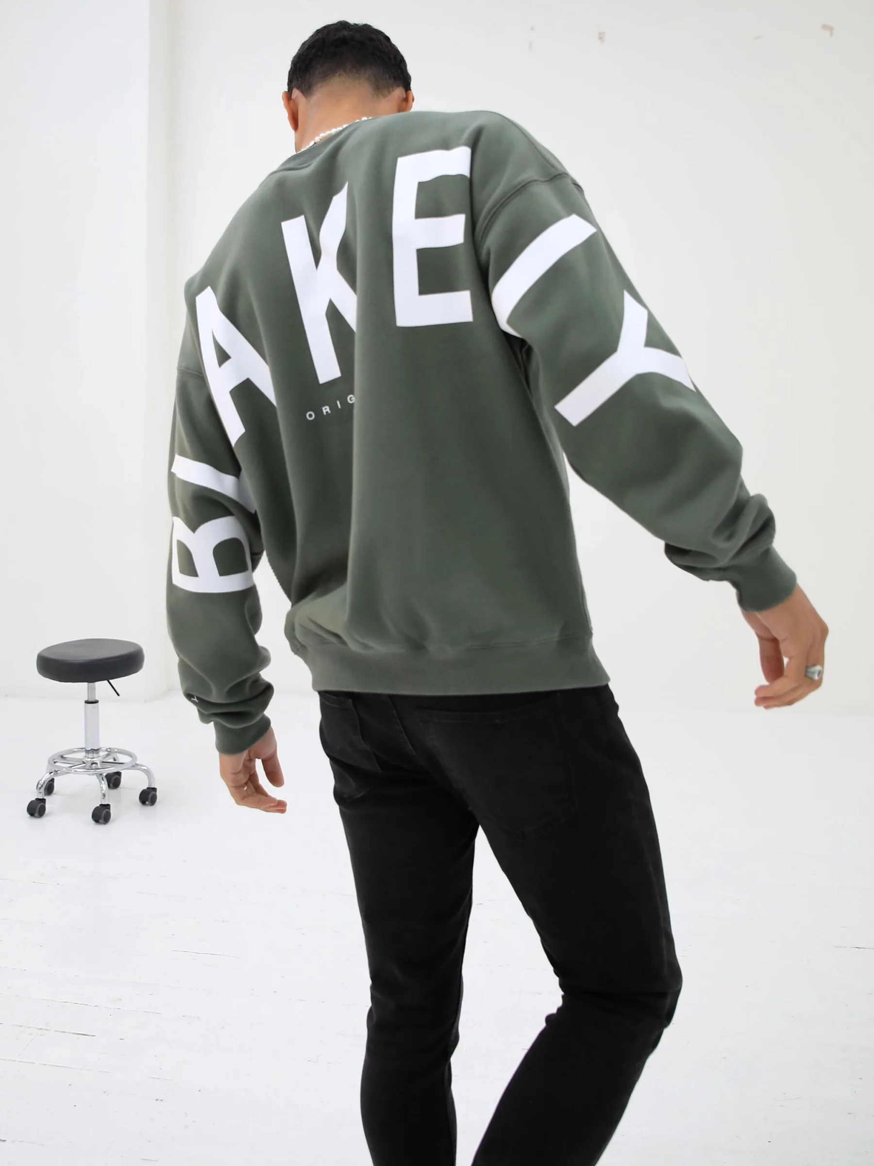 Idris Oversized Jumper - Khaki - Prinboxs