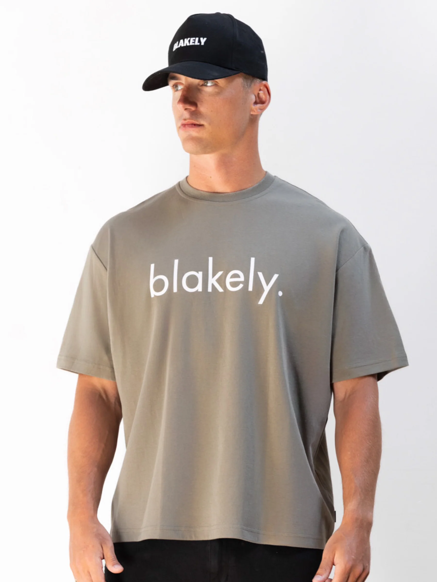 Logo Unfitted T-Shirt - Washed Khaki - Prinboxs