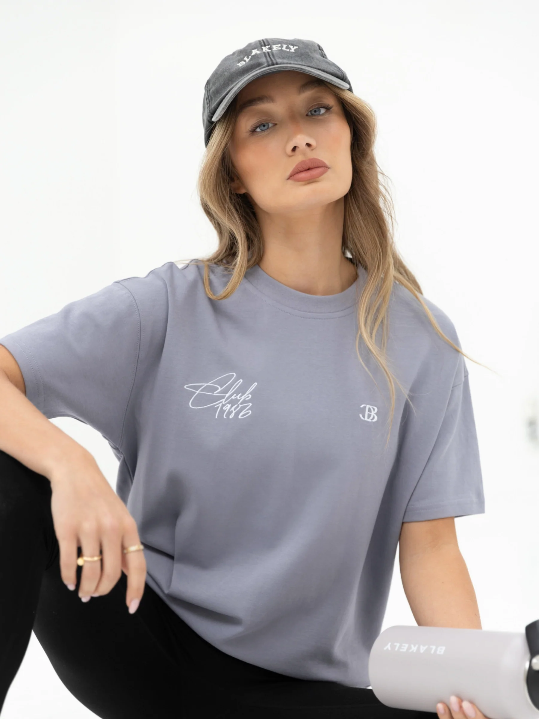 Club Oversized T-Shirt - Pale Lilac - Prinboxs