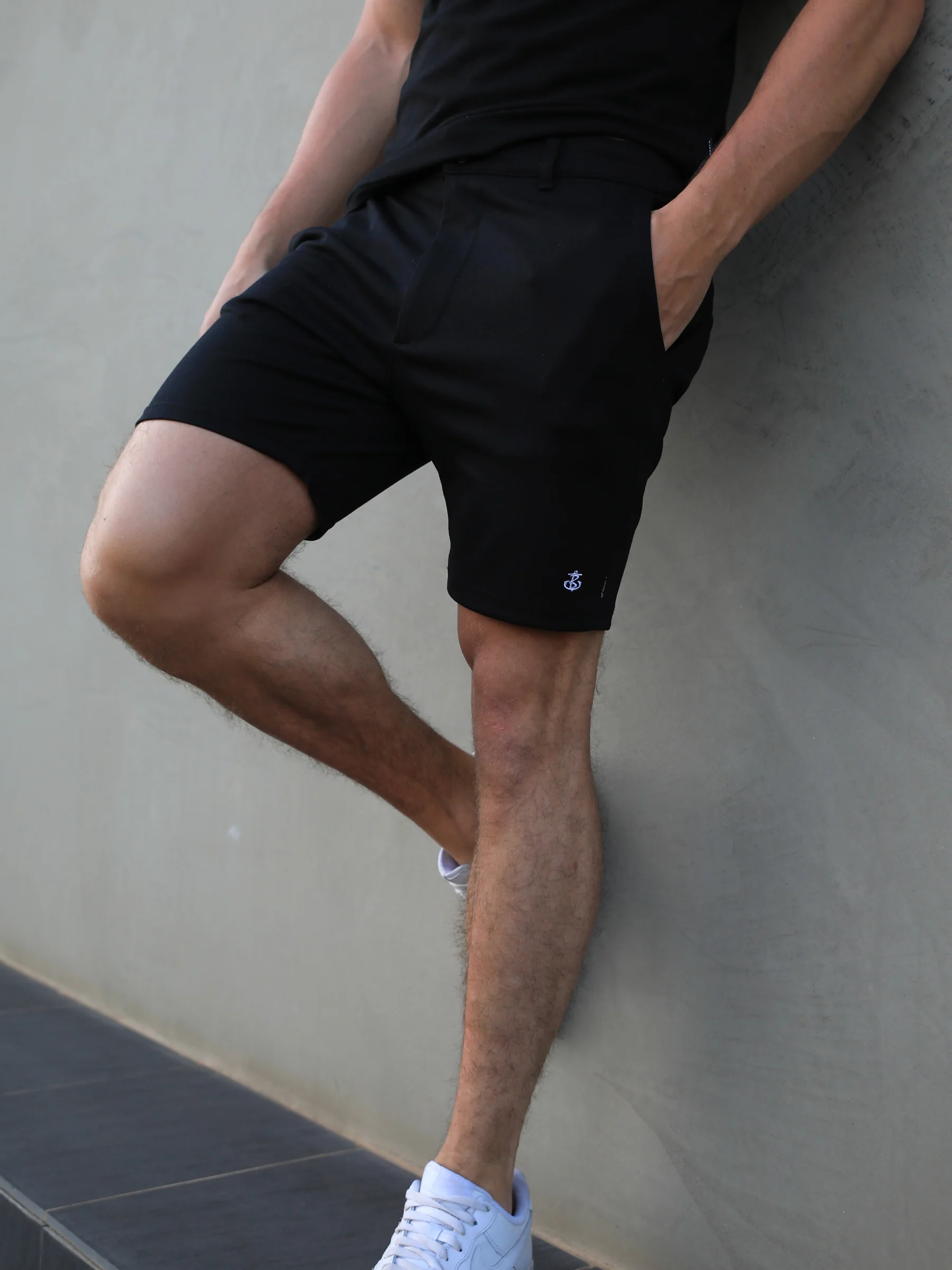 Sorrento Shorts - Black - Prinboxs