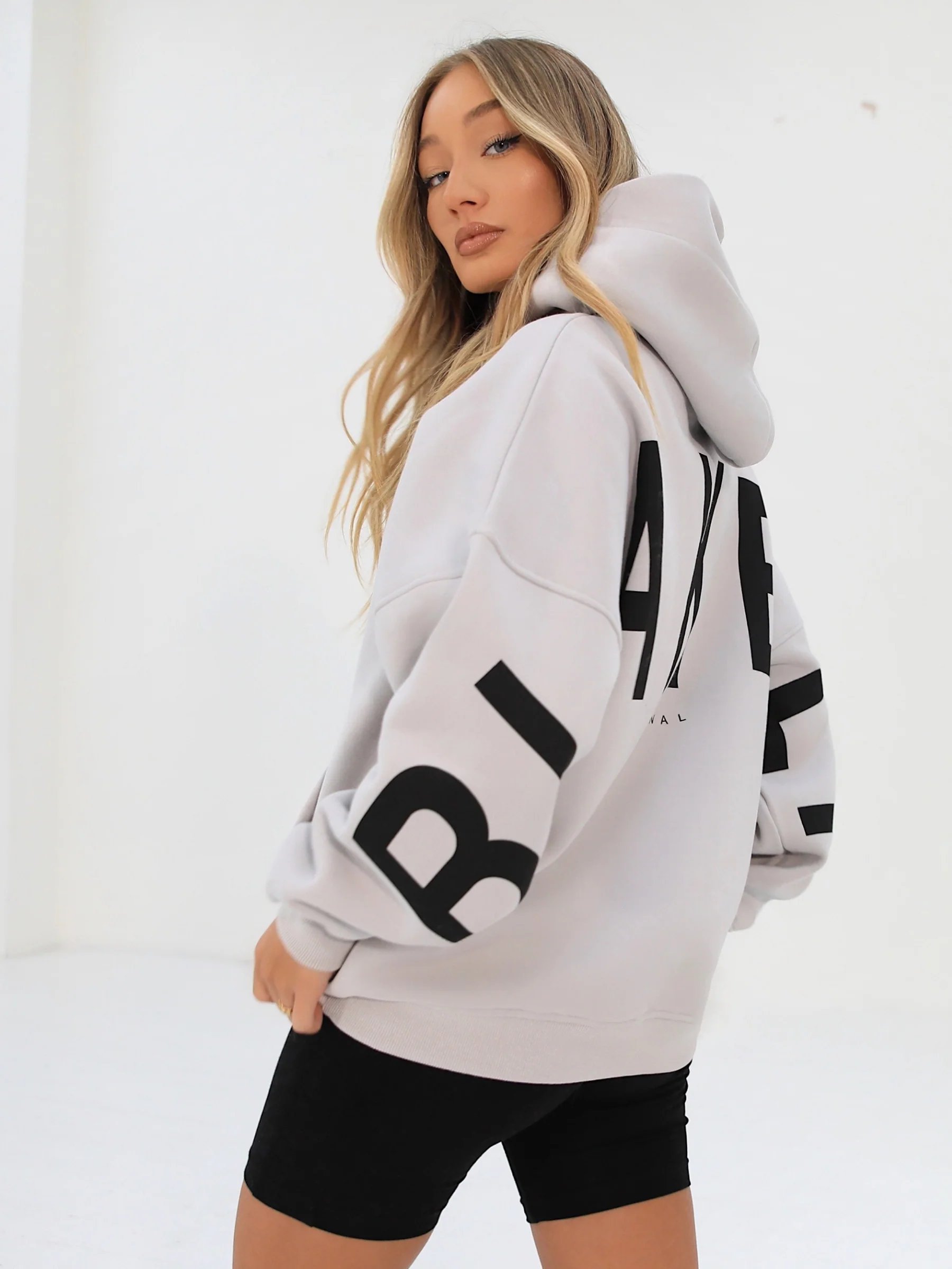 Isabel Oversized Hoodie - Stone - Prinboxs