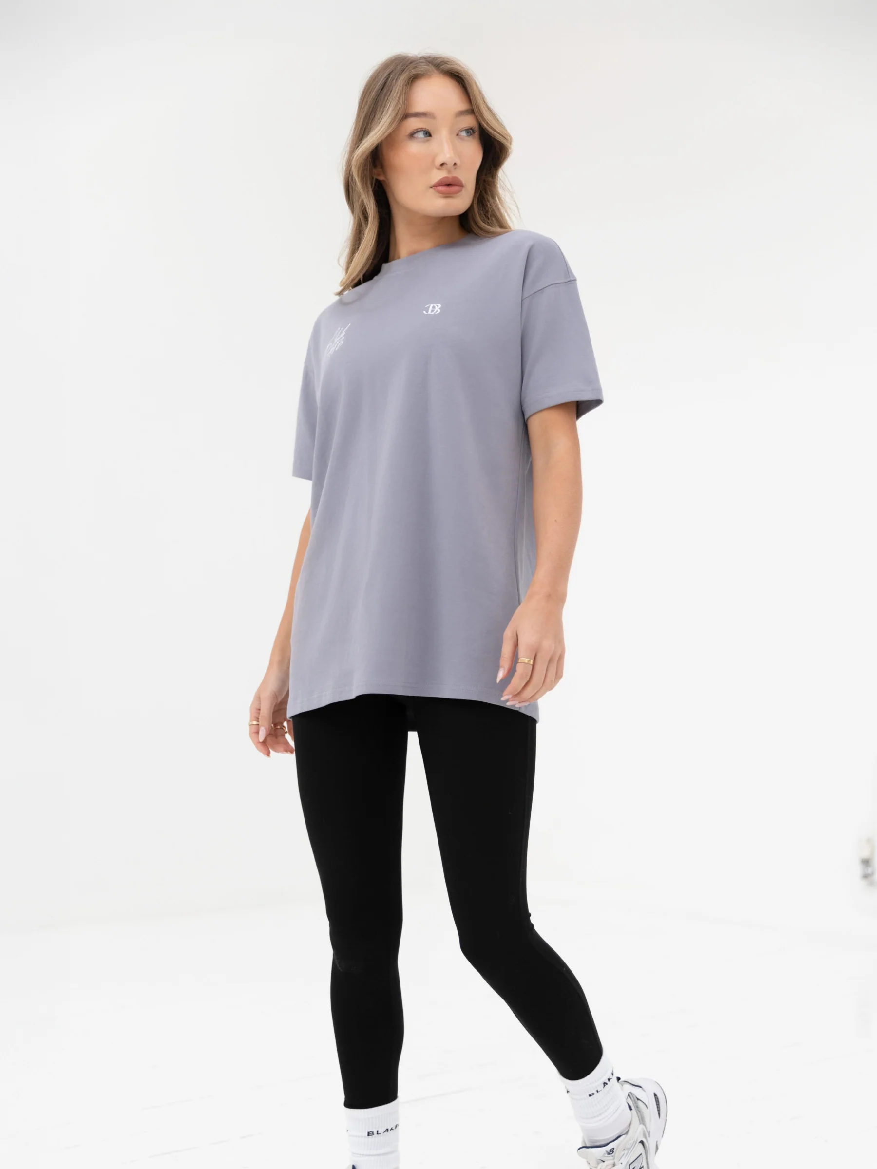 Club Oversized T-Shirt - Pale Lilac - Prinboxs