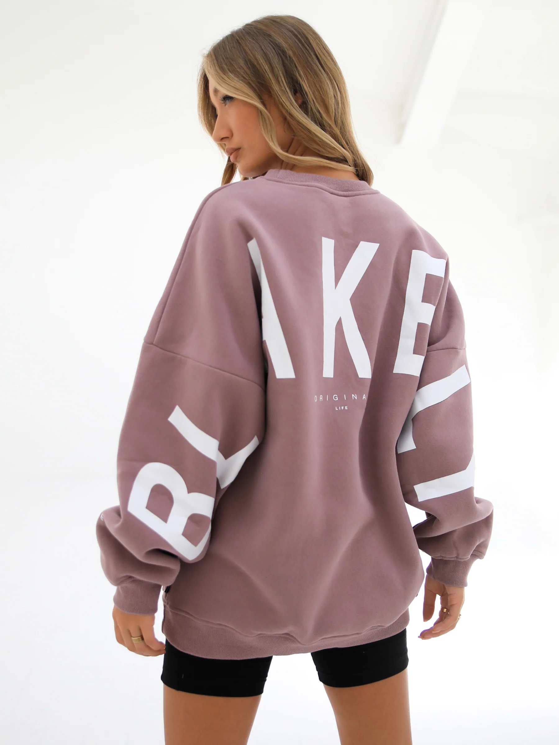 Isabel Oversized Jumper - Dusty Pink - Prinboxs
