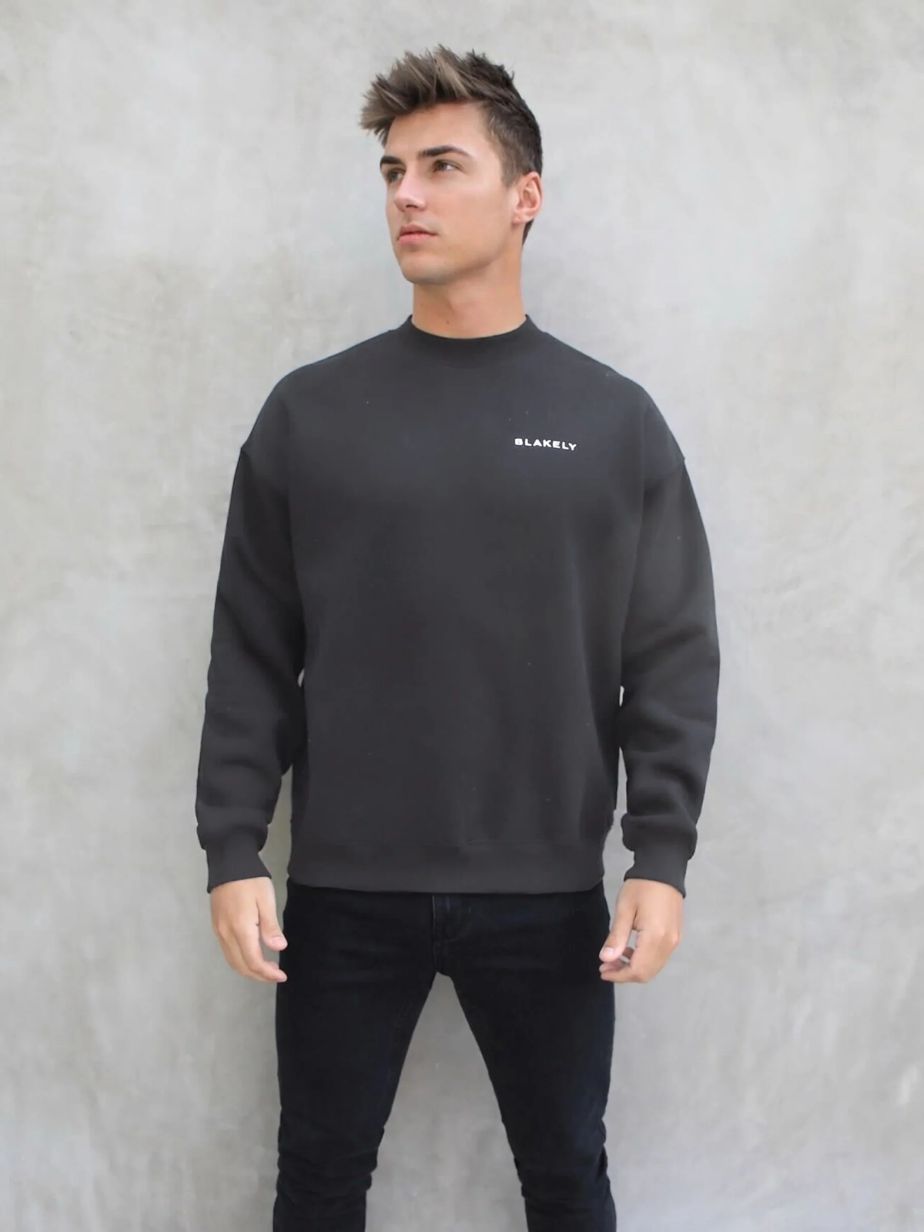 Series Relaxed Jumper - Charcoal - Prinboxs