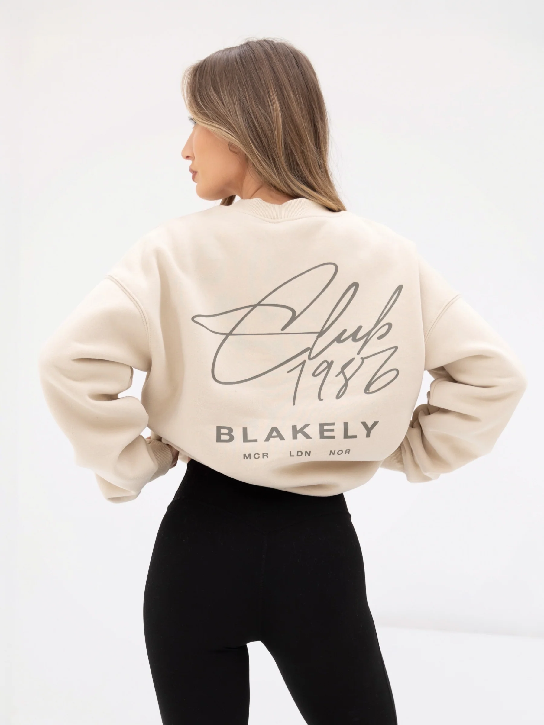 Club Oversized Jumper - Bone - Prinboxs