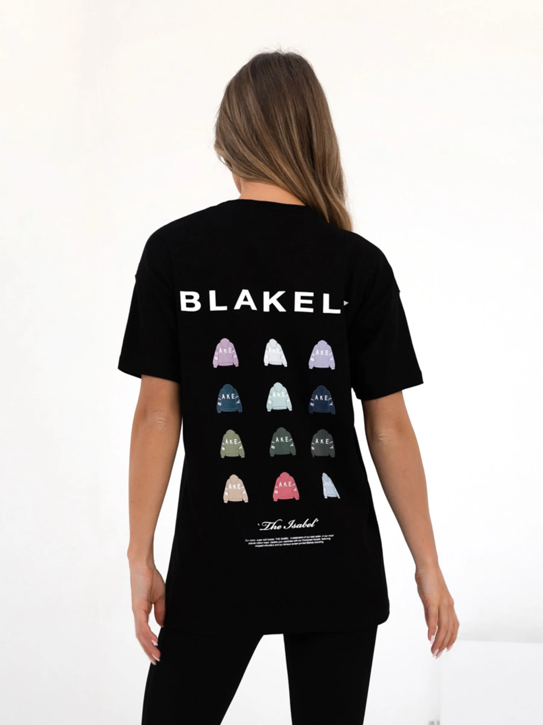 Isabel Icon Oversized T-Shirt - Black - Prinboxs