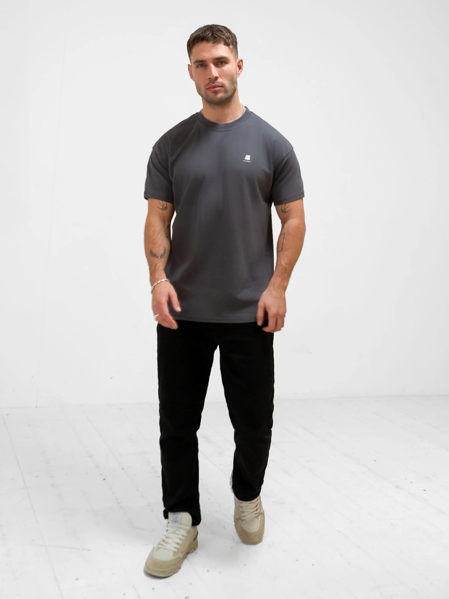 Apex Tech Relaxed T-Shirt - Charcoal - Prinboxs
