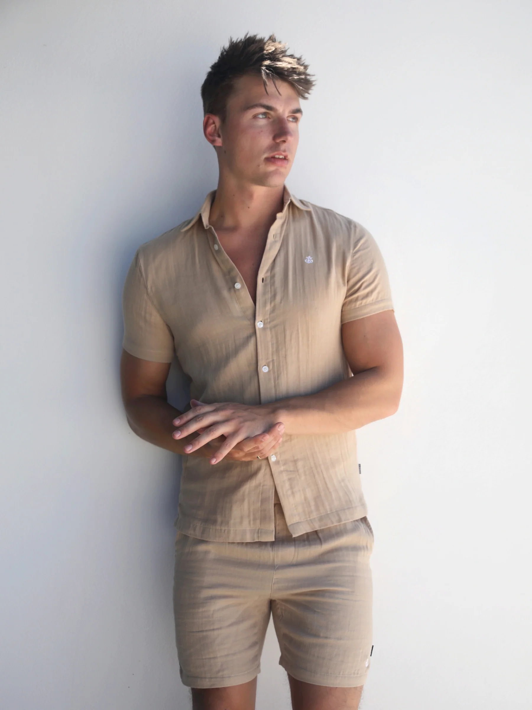 Siena Shorts - Tan - Prinboxs