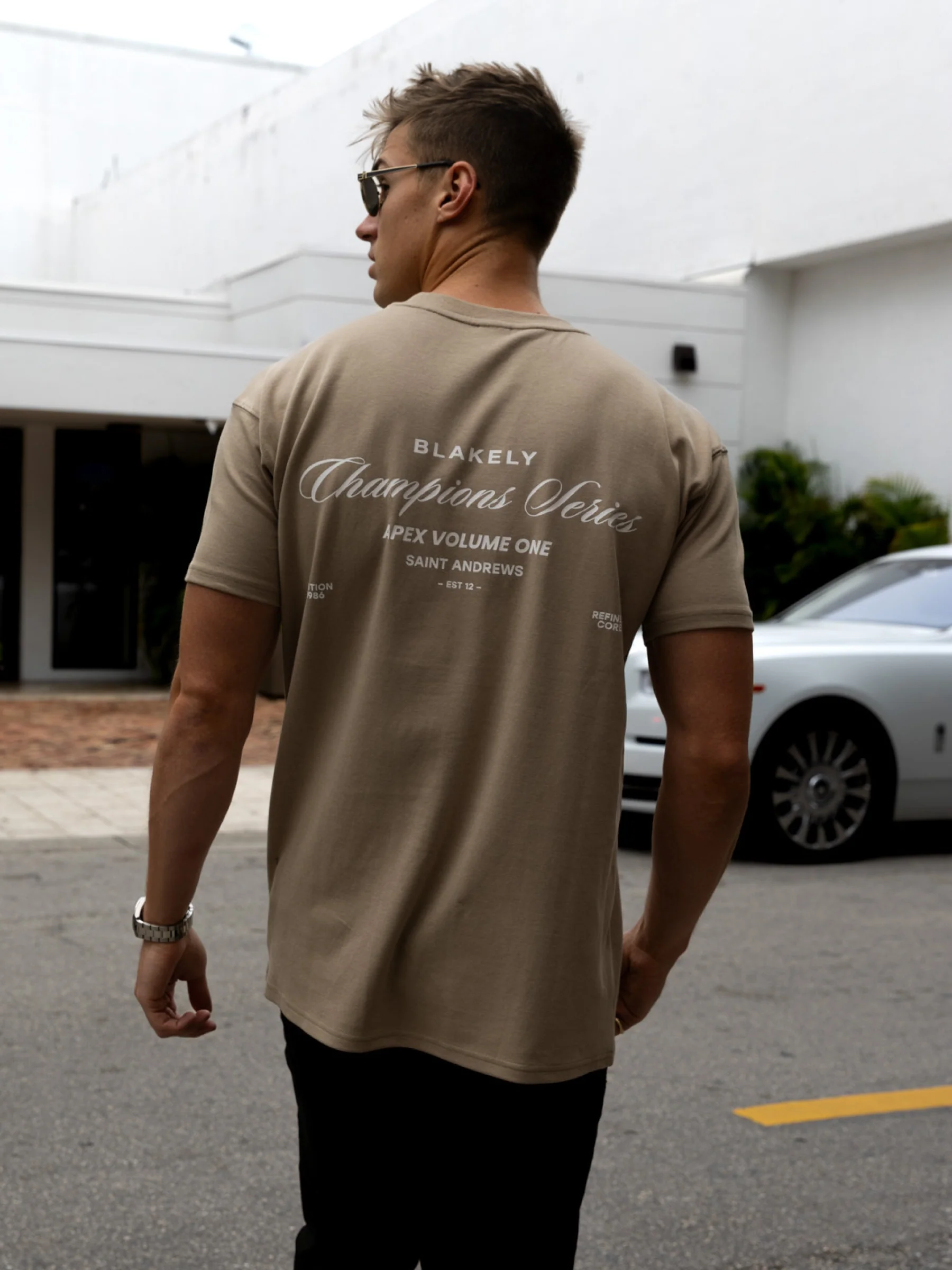 Champions Relaxed T-Shirt - Washed Khaki - Prinboxs