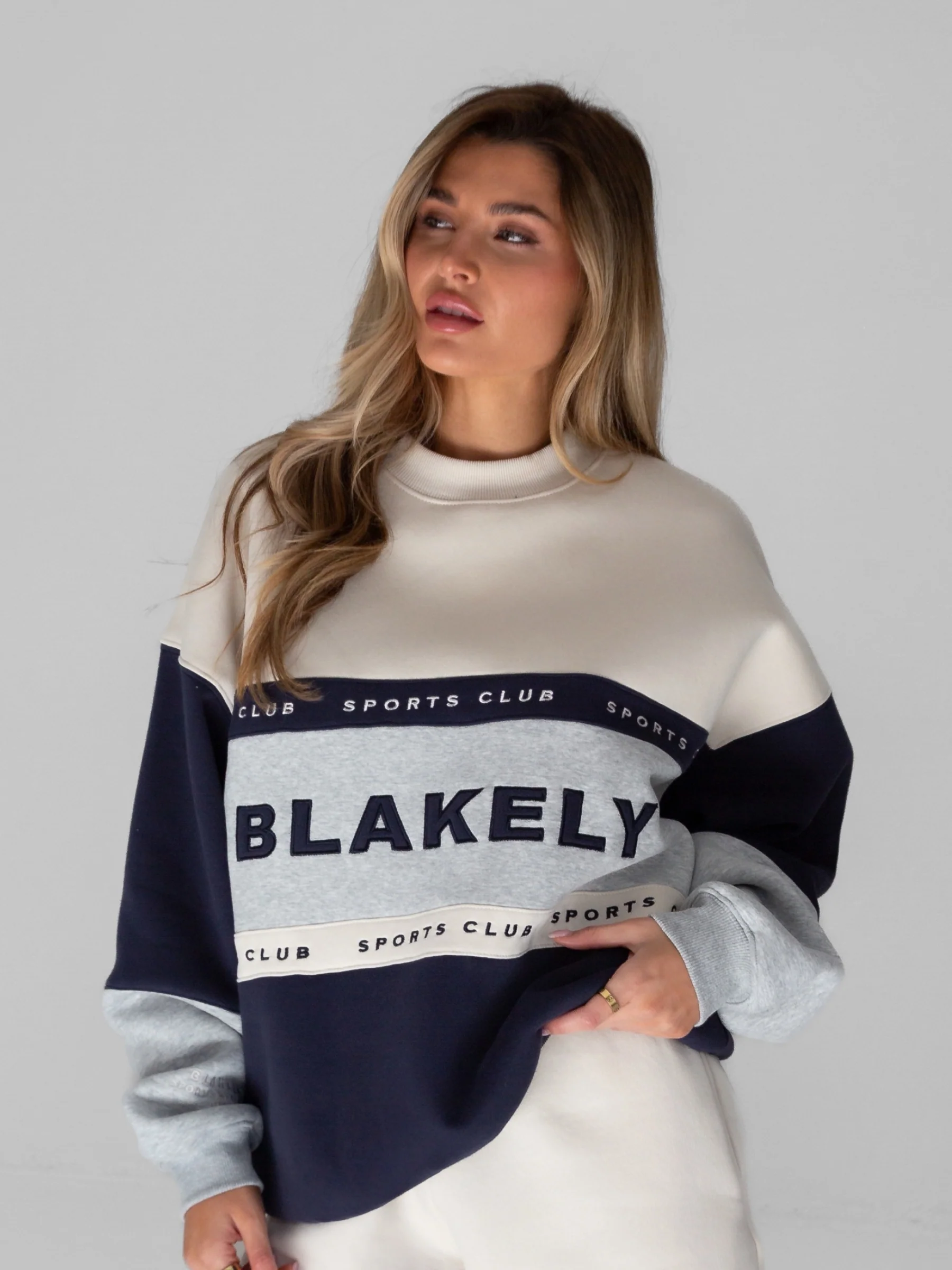 Alpine Oversized Jumper - Light Grey - Prinboxs