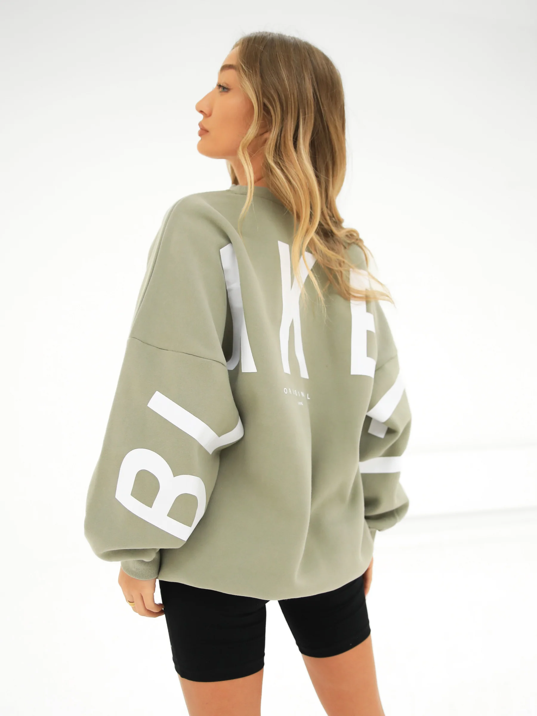 Isabel Oversized Jumper - Olive - Prinboxs