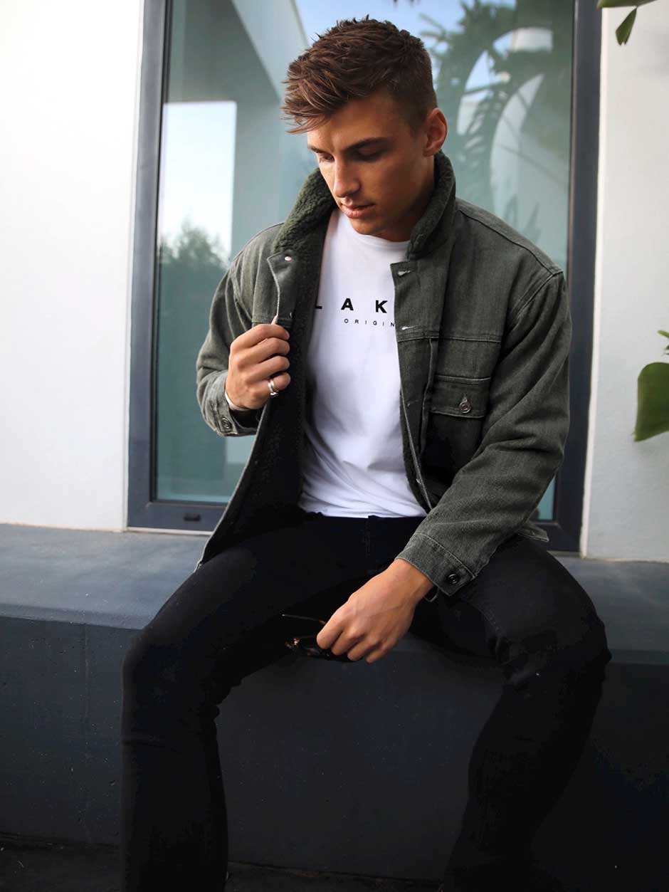 Rapha Denim Jacket - Green - Prinboxs