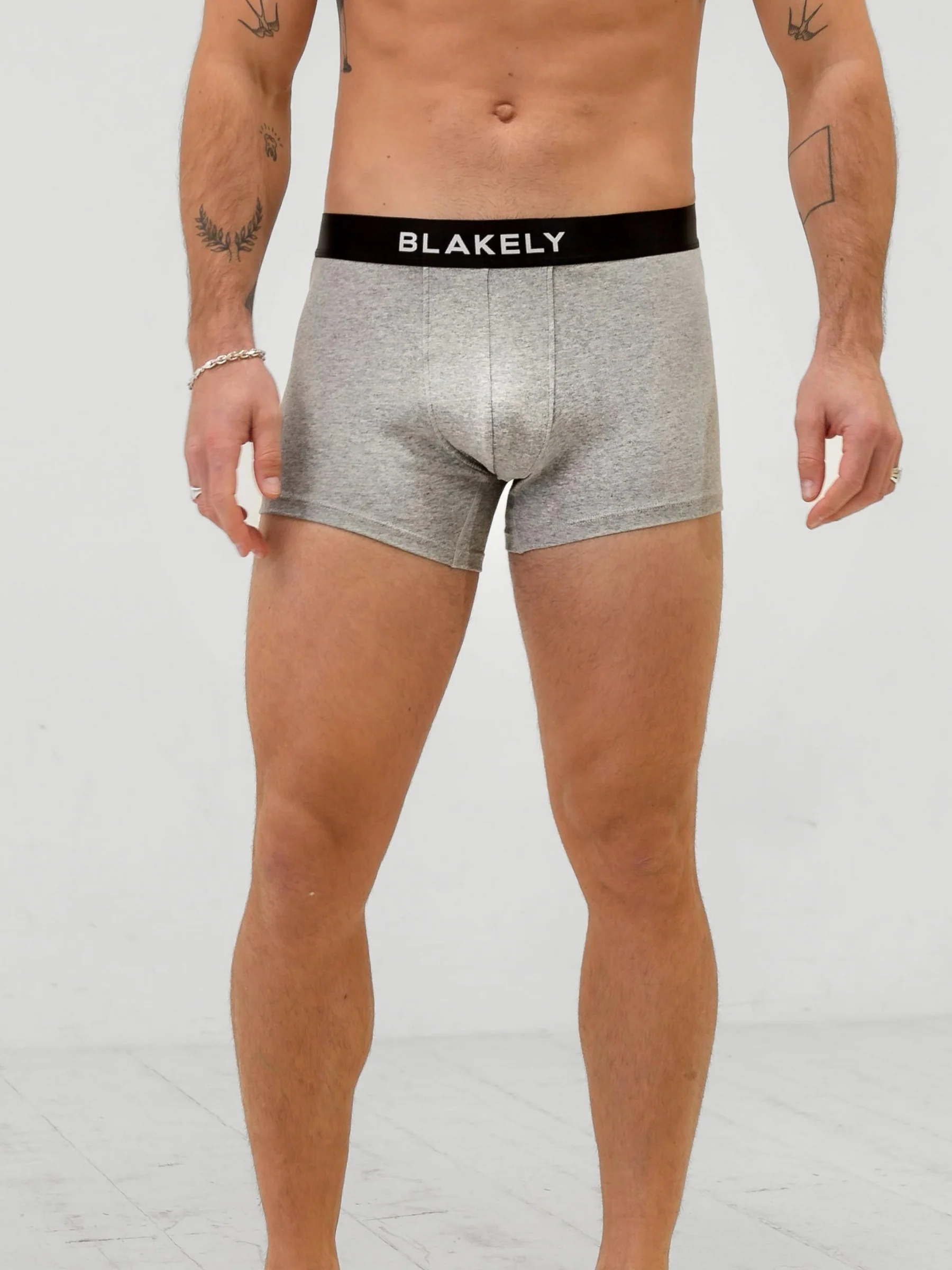 Blakely Boxers - Marl Grey 3 Pack - Prinboxs