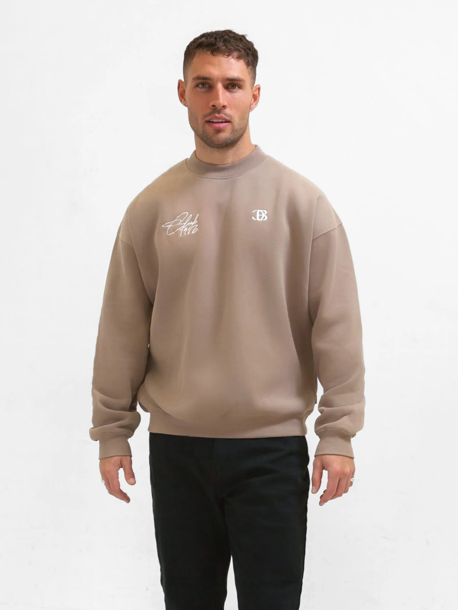 Club Relaxed Jumper - Brown - Prinboxs