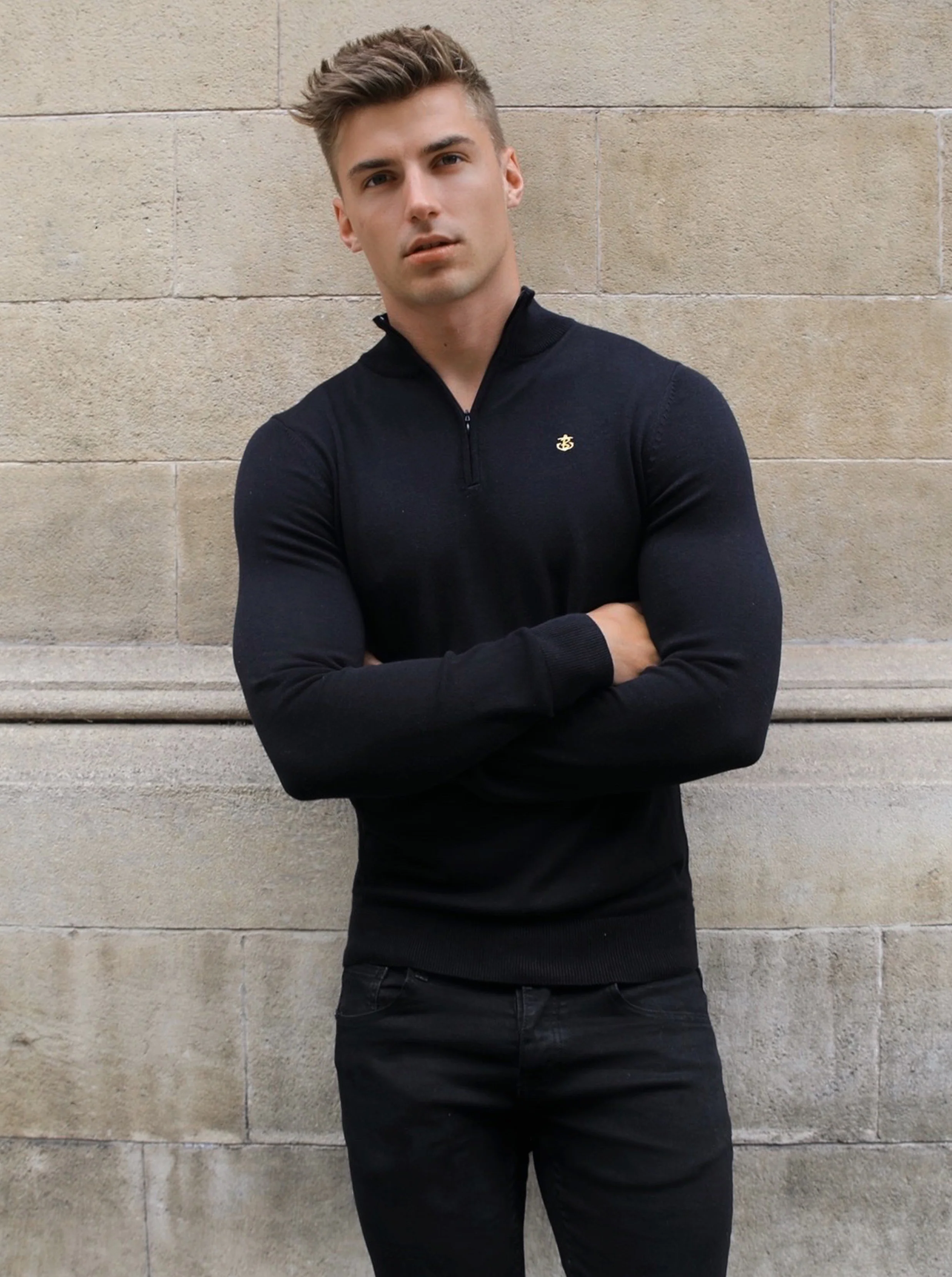 Oxbridge Jumper - Black - Prinboxs