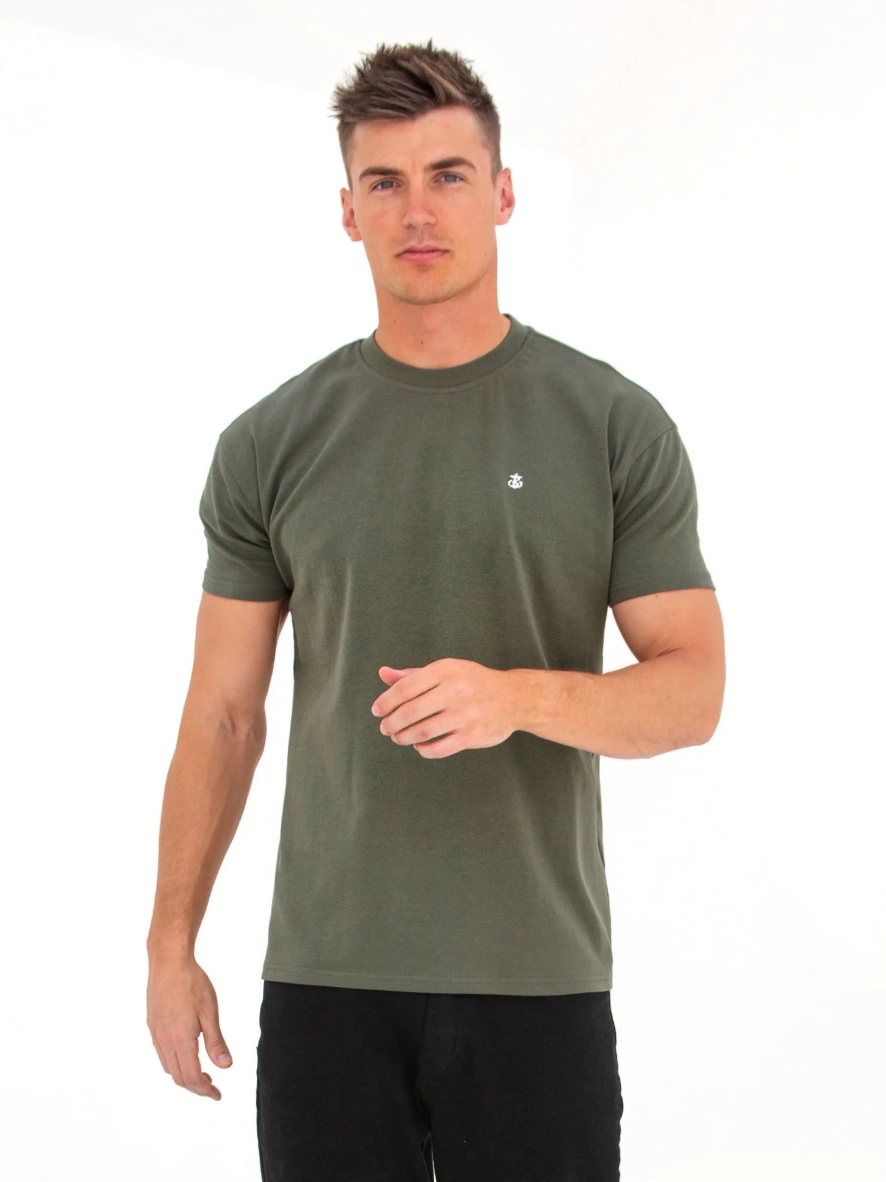 Anchor Relaxed T-Shirt - Dark Green - Prinboxs