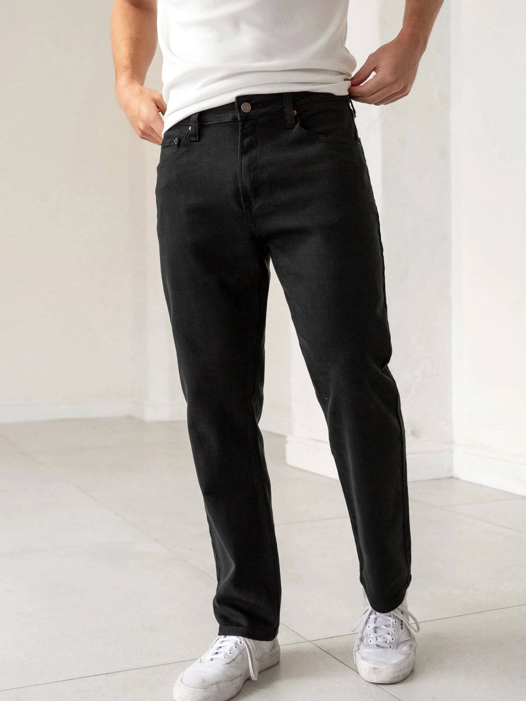 Vol.15 Loose Fitting Jeans - Black - Prinboxs