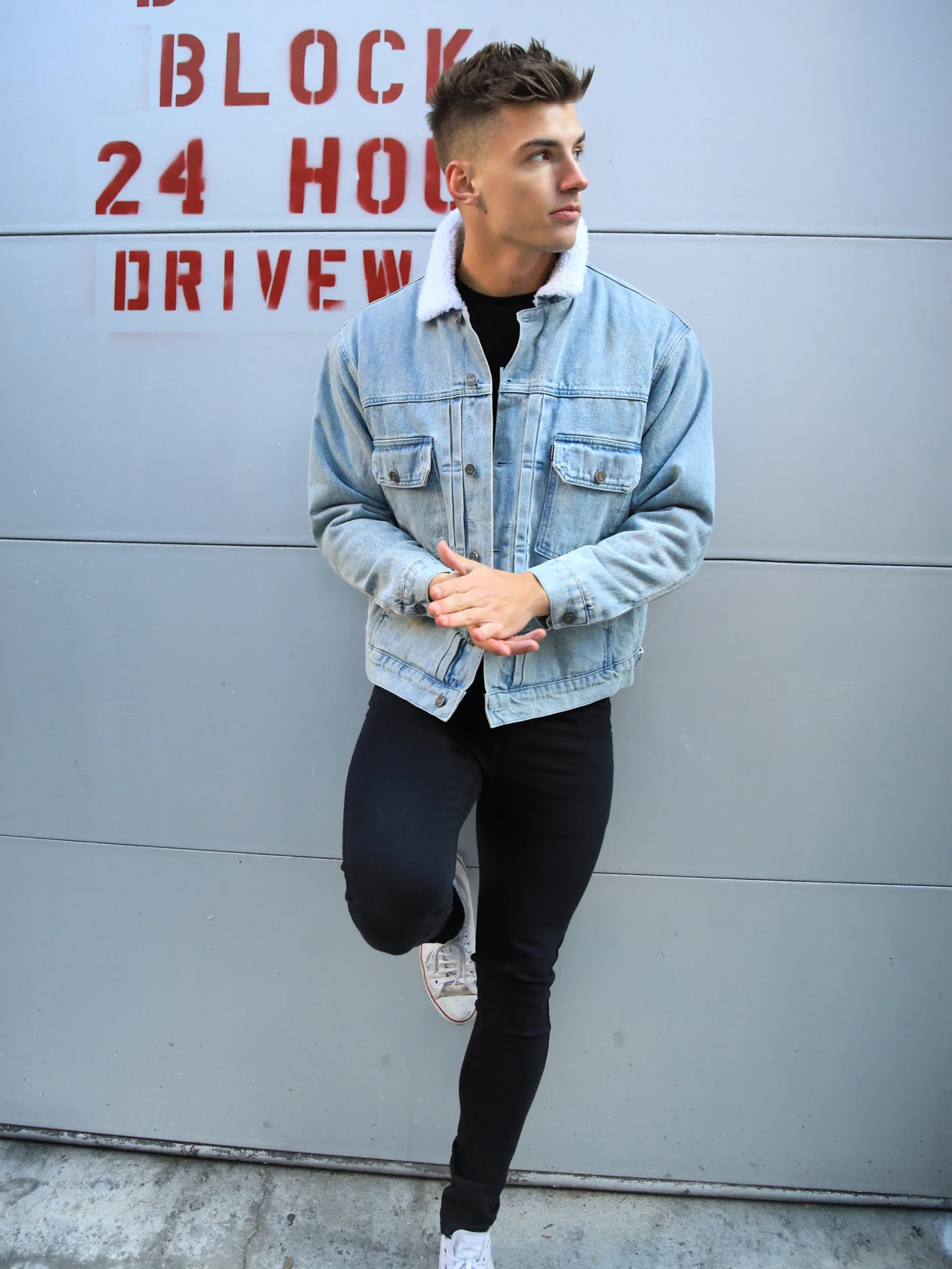 Raleigh Denim Jacket - Light Blue - Prinboxs