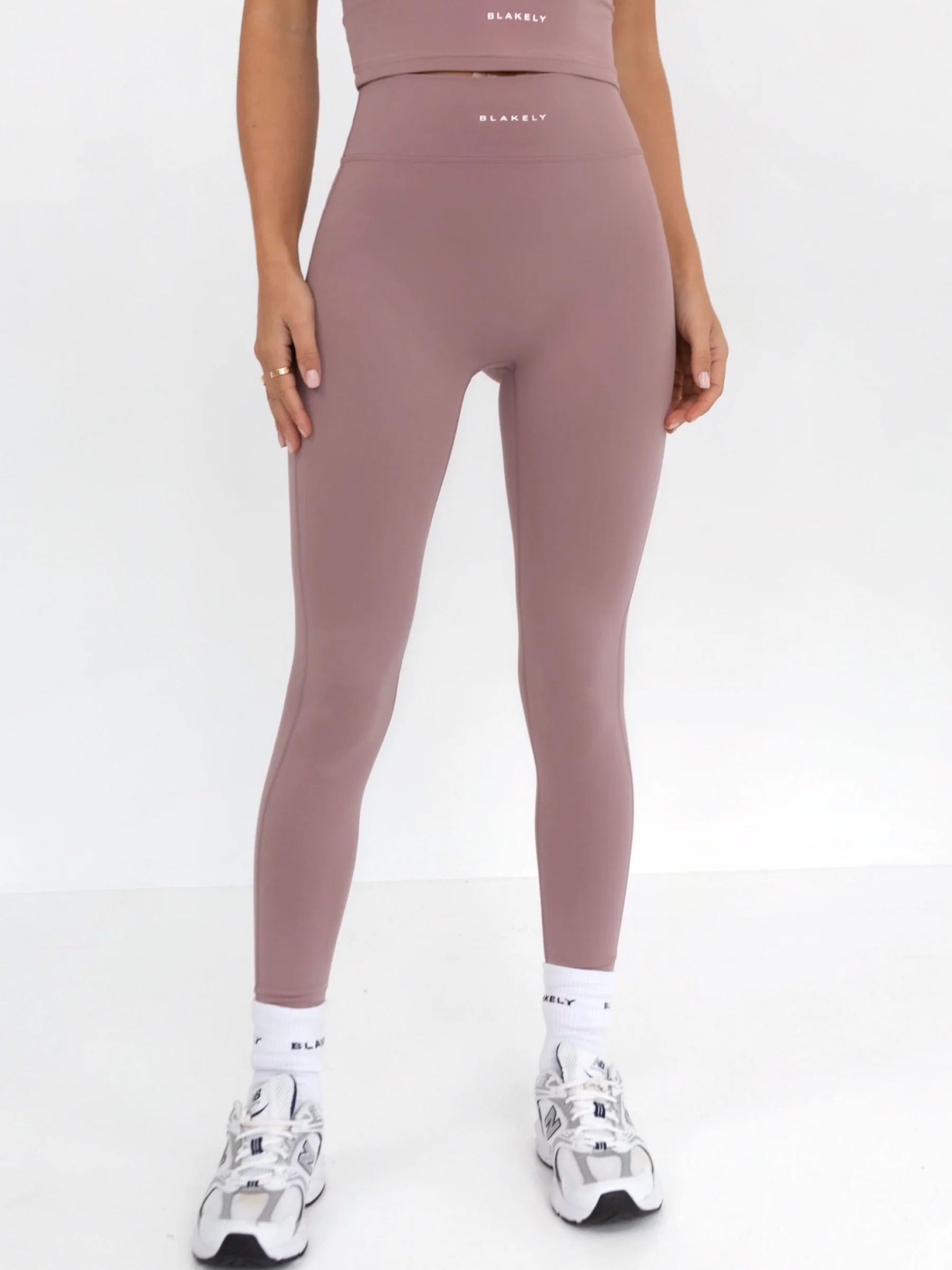 Ultimate Soft Lifestyle Leggings - Dusty Pink - Prinboxs