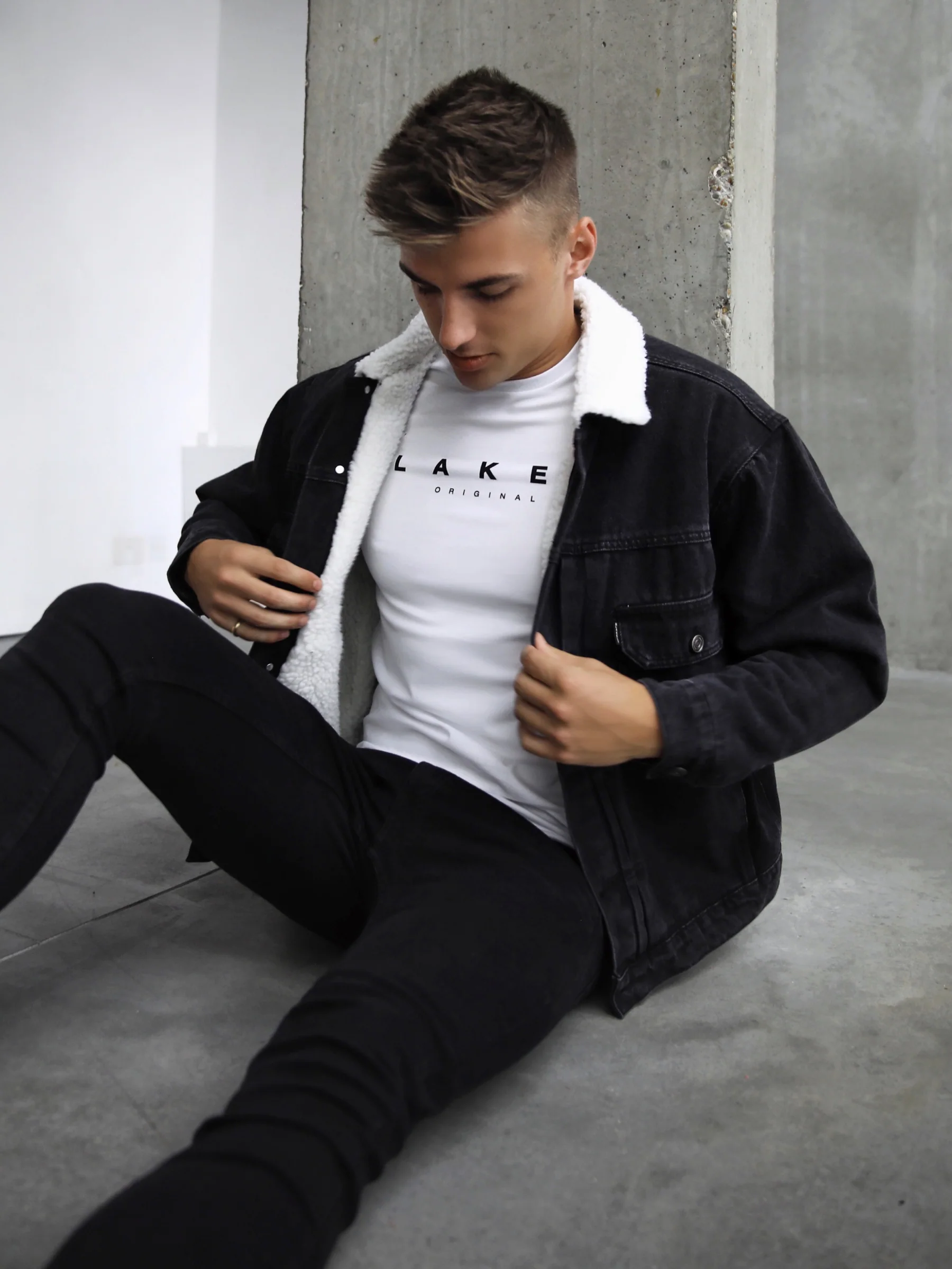 Raleigh Denim Jacket - Black - Prinboxs