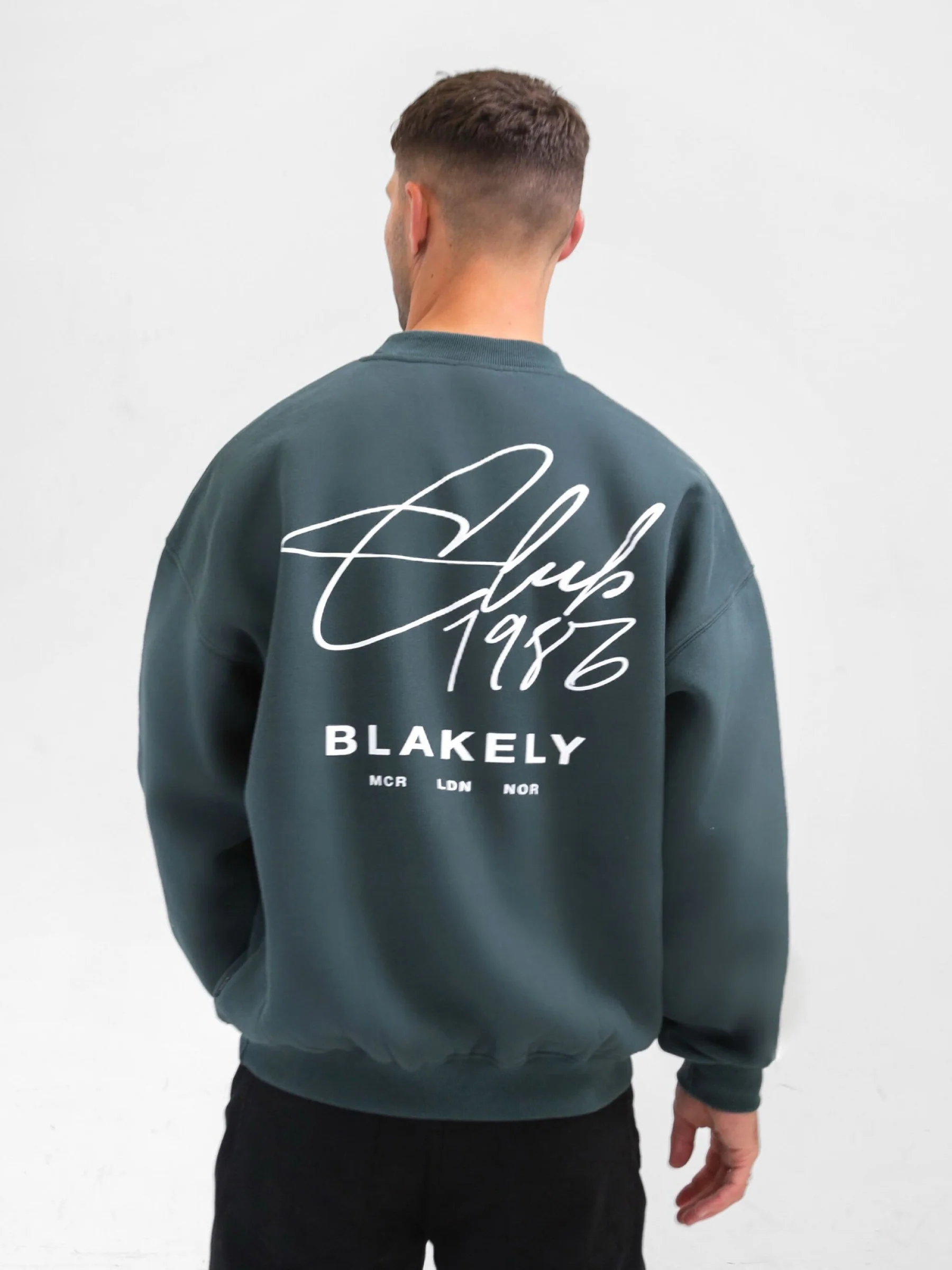 Club Relaxed Jumper - Teal Green - Prinboxs