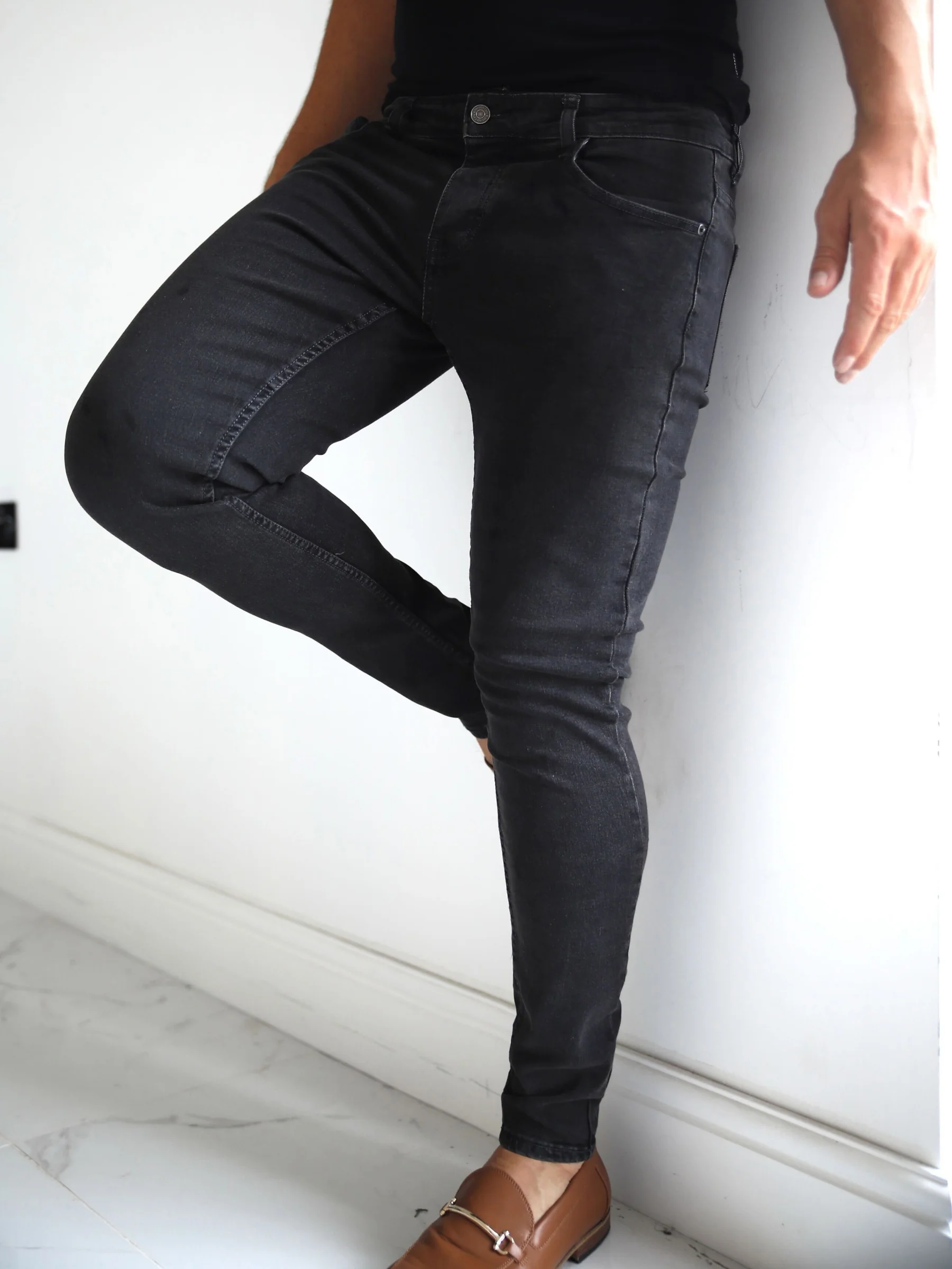 Vol. 7 Skinny Jeans - Charcoal - Prinboxs