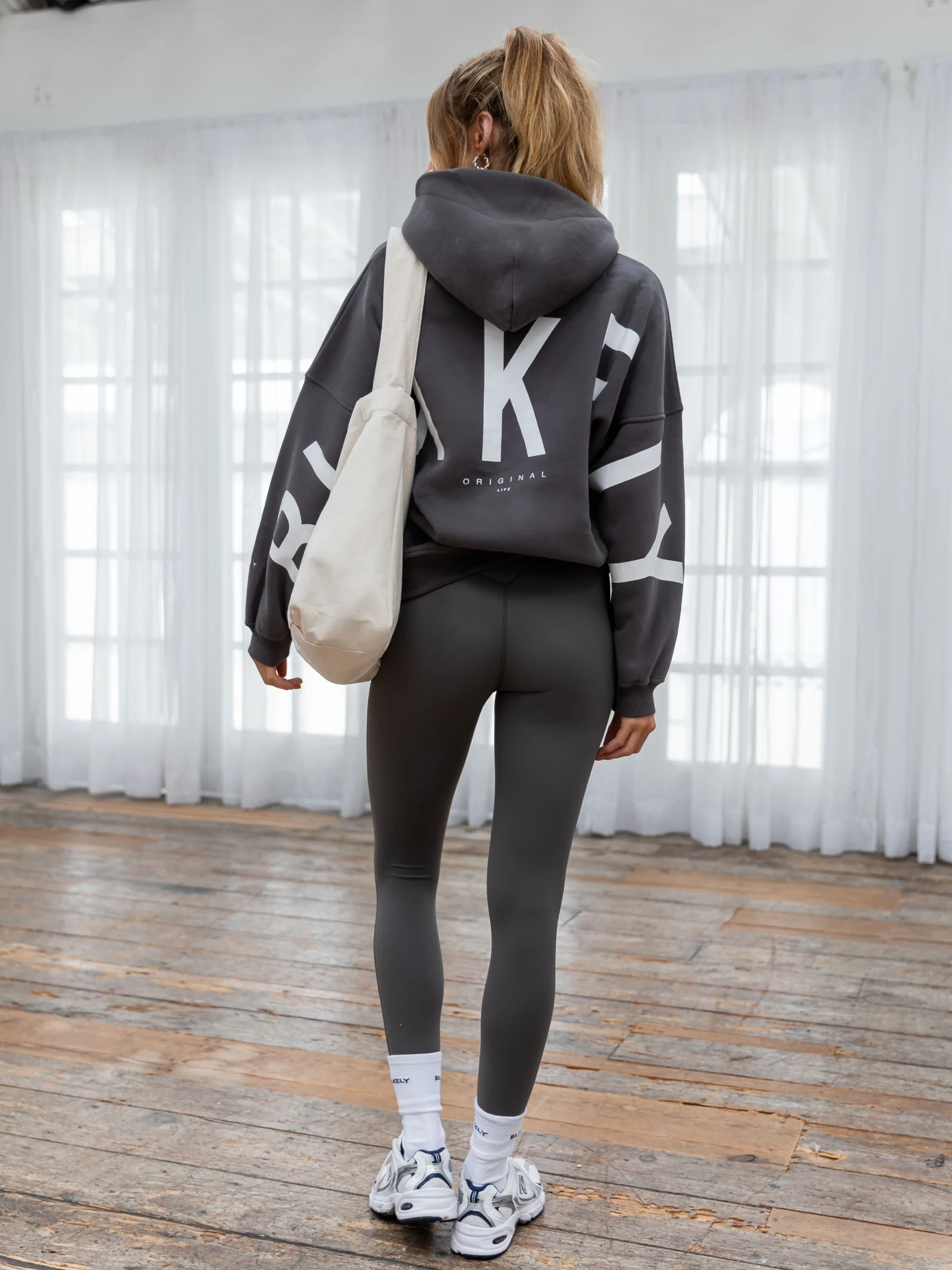 Isabel Hoodie & Leggings Set - Charcoal - Prinboxs