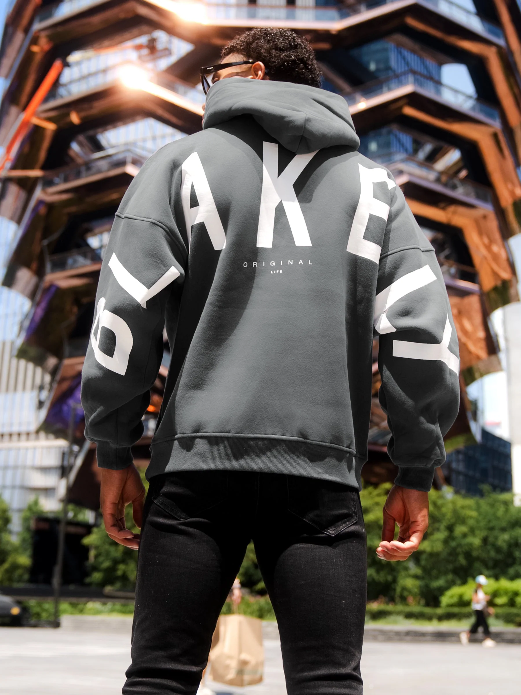 Idris Oversized Hoodie - Safari Green - Prinboxs