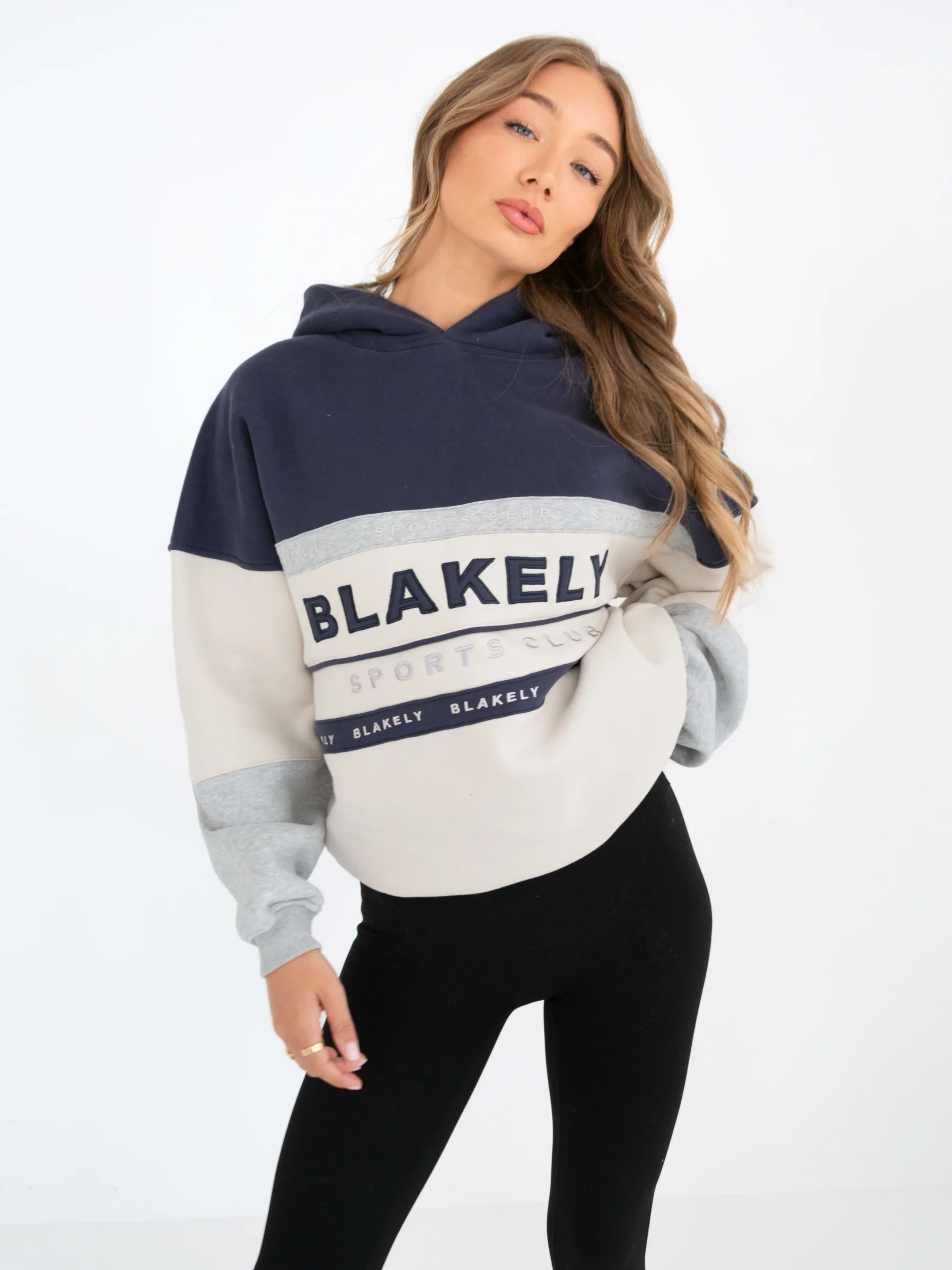 Alpine Sports Oversized Hoodie - Navy - Prinboxs