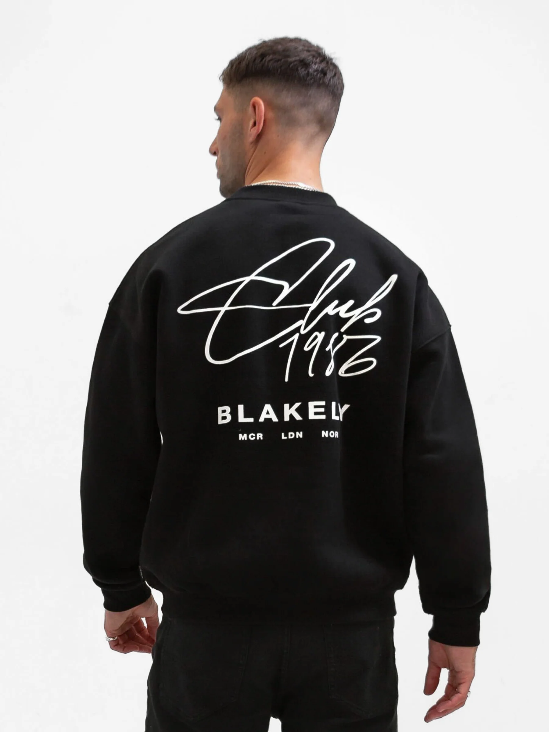 Club Relaxed Jumper - Black - Prinboxs