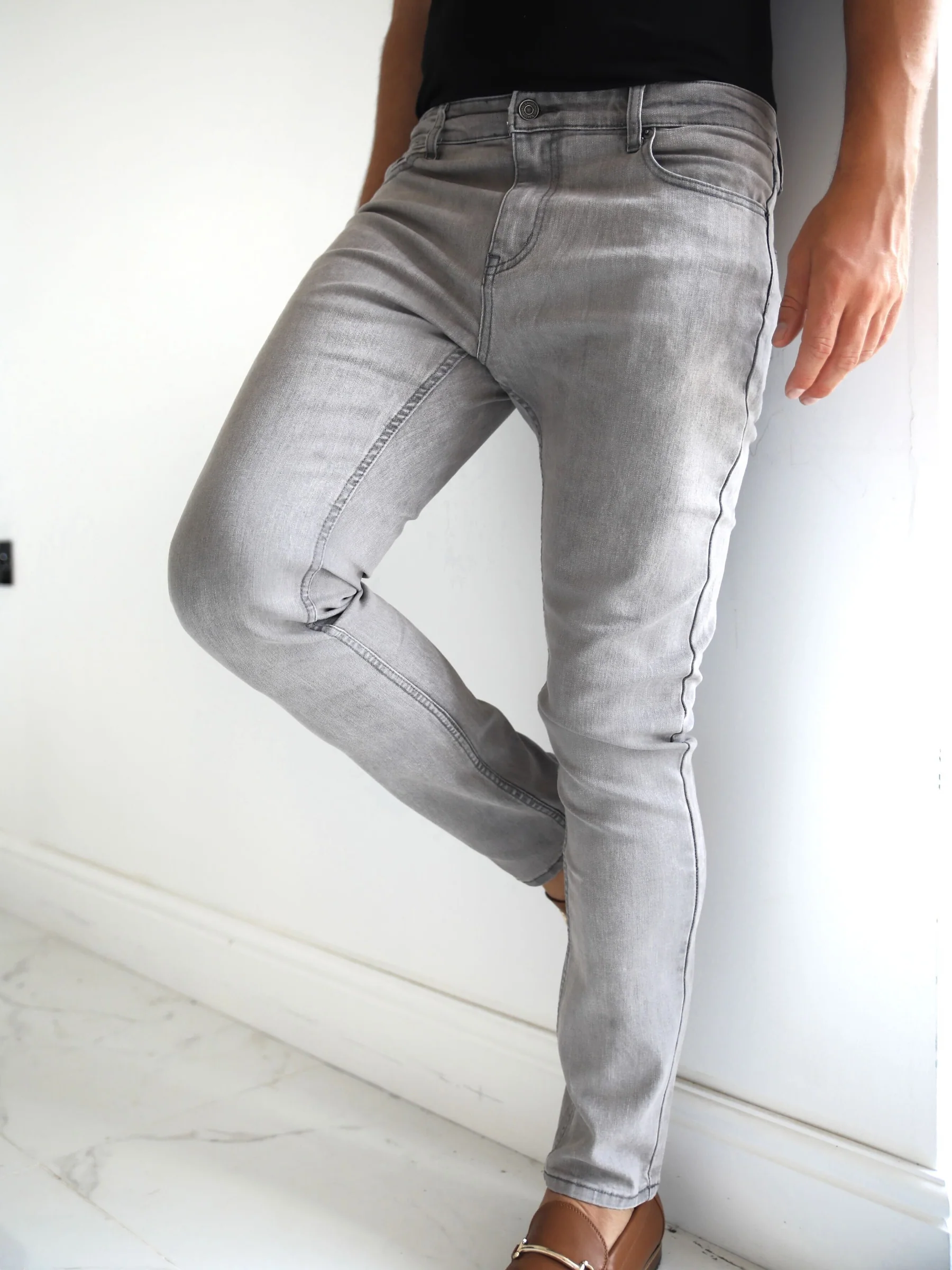 Vol. 9 Slim Jeans - Grey - Prinboxs