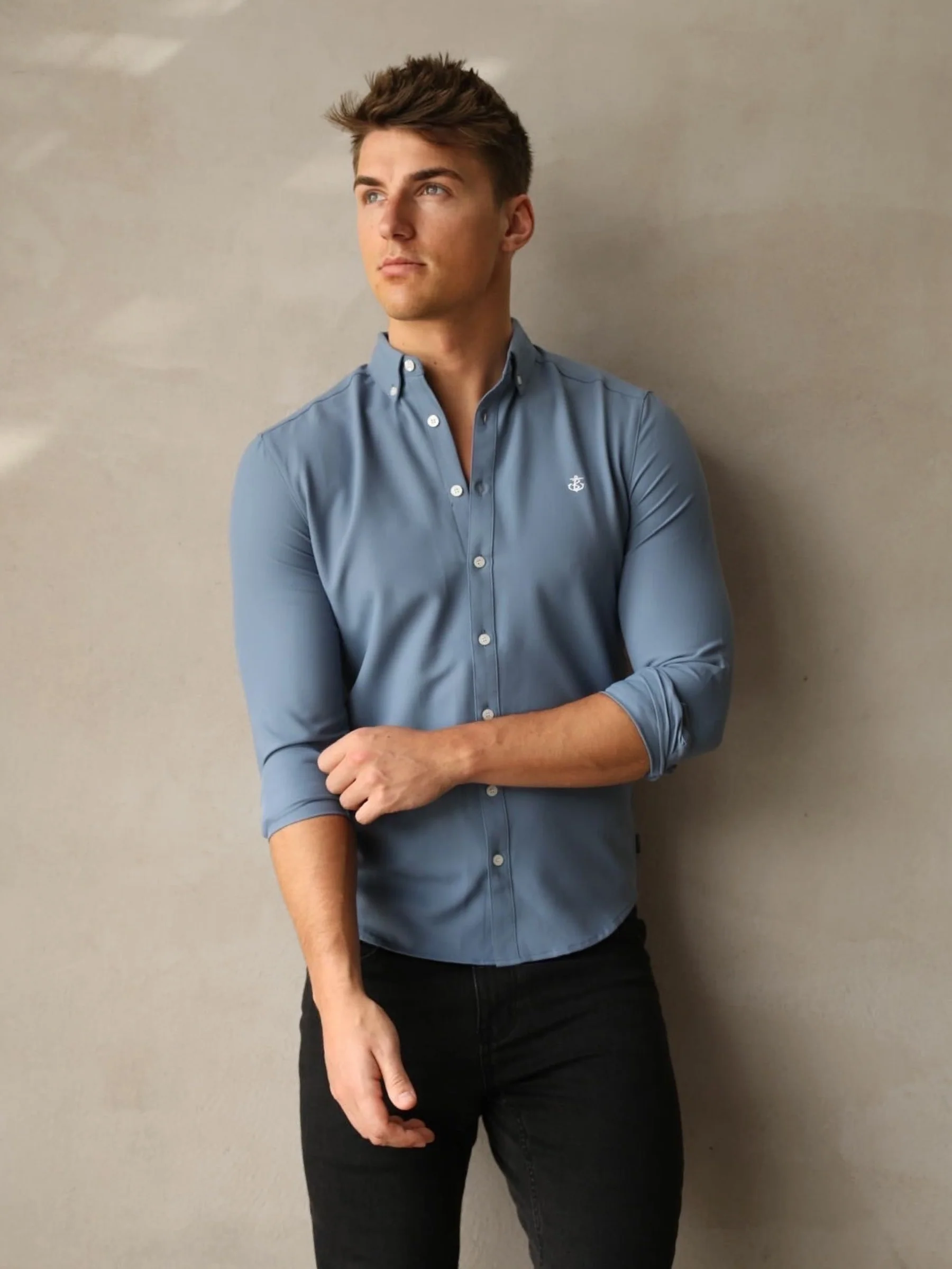 Manarola Shirt - Blue - Prinboxs