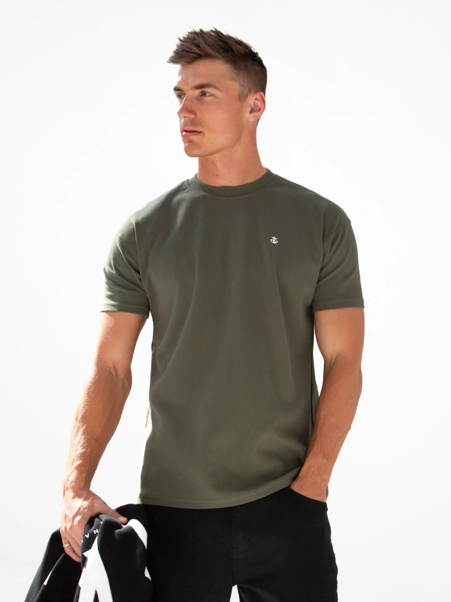 Anchor Relaxed T-Shirt - Dark Green - Prinboxs