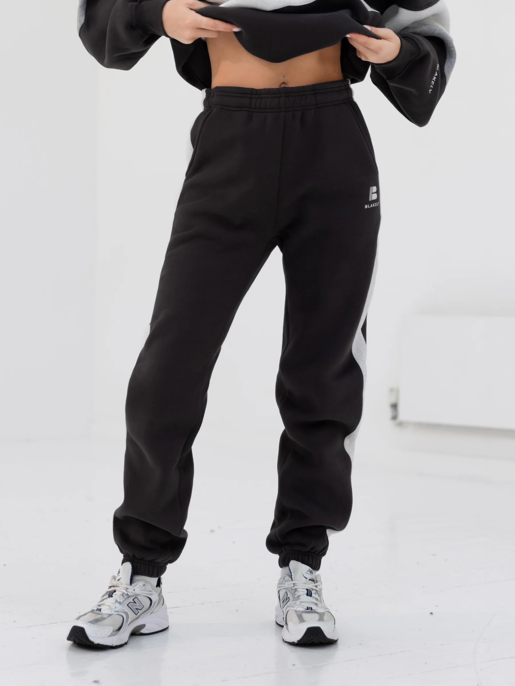Panel Sweatpants - Graphite - Prinboxs