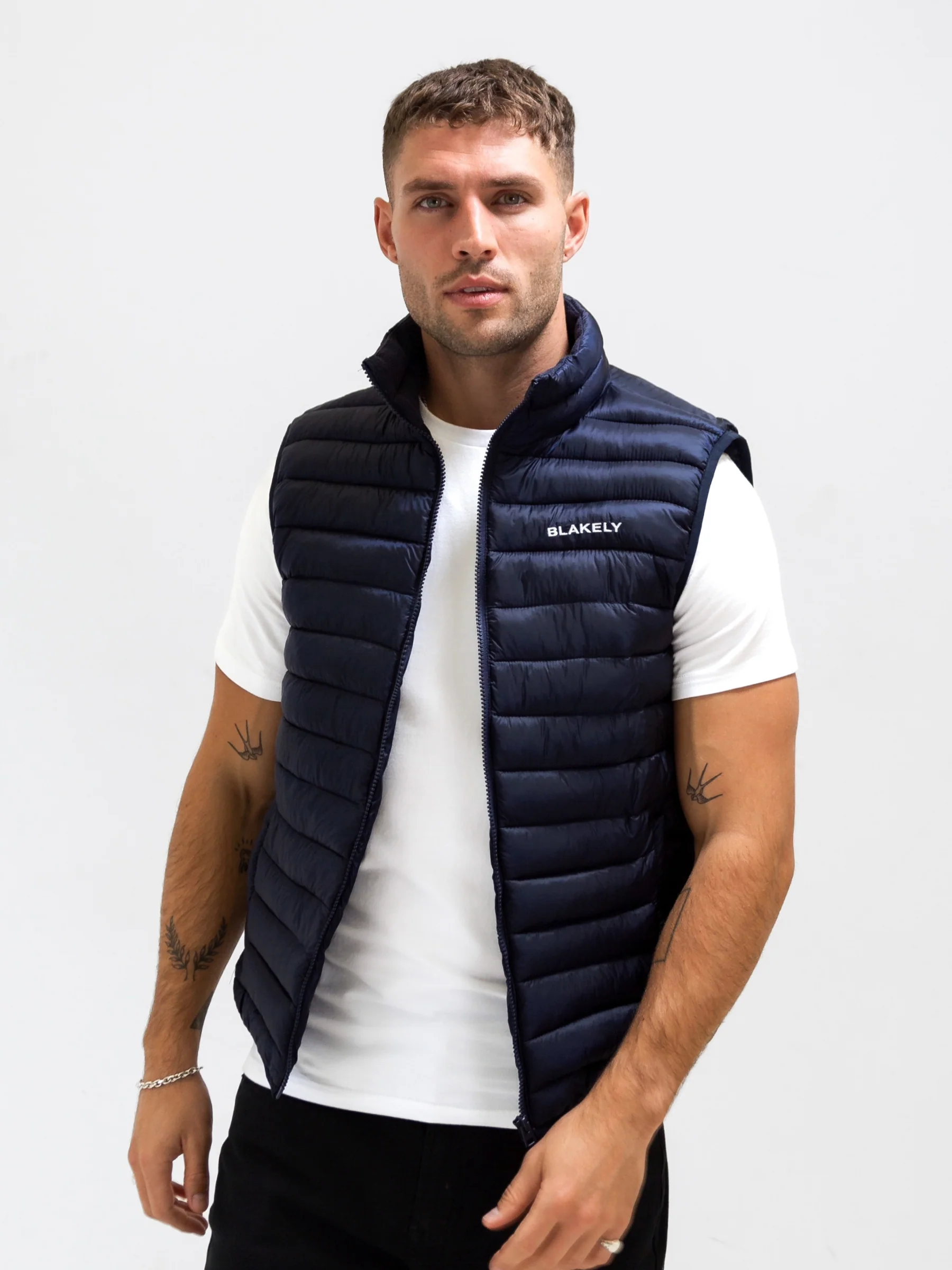 Ellis Lightweight Gilet - Navy - Prinboxs