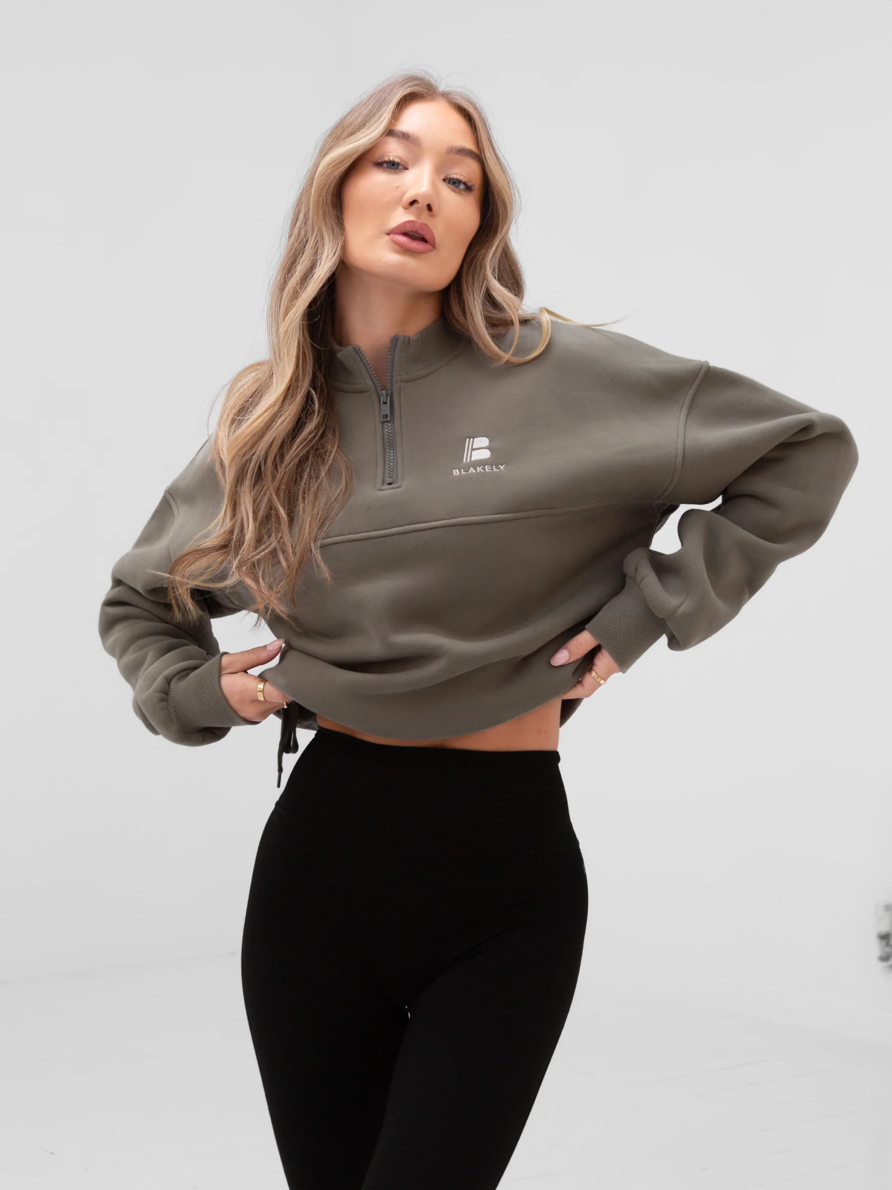 Apex Pro 1/4 Zip Jumper - Safari Green - Prinboxs