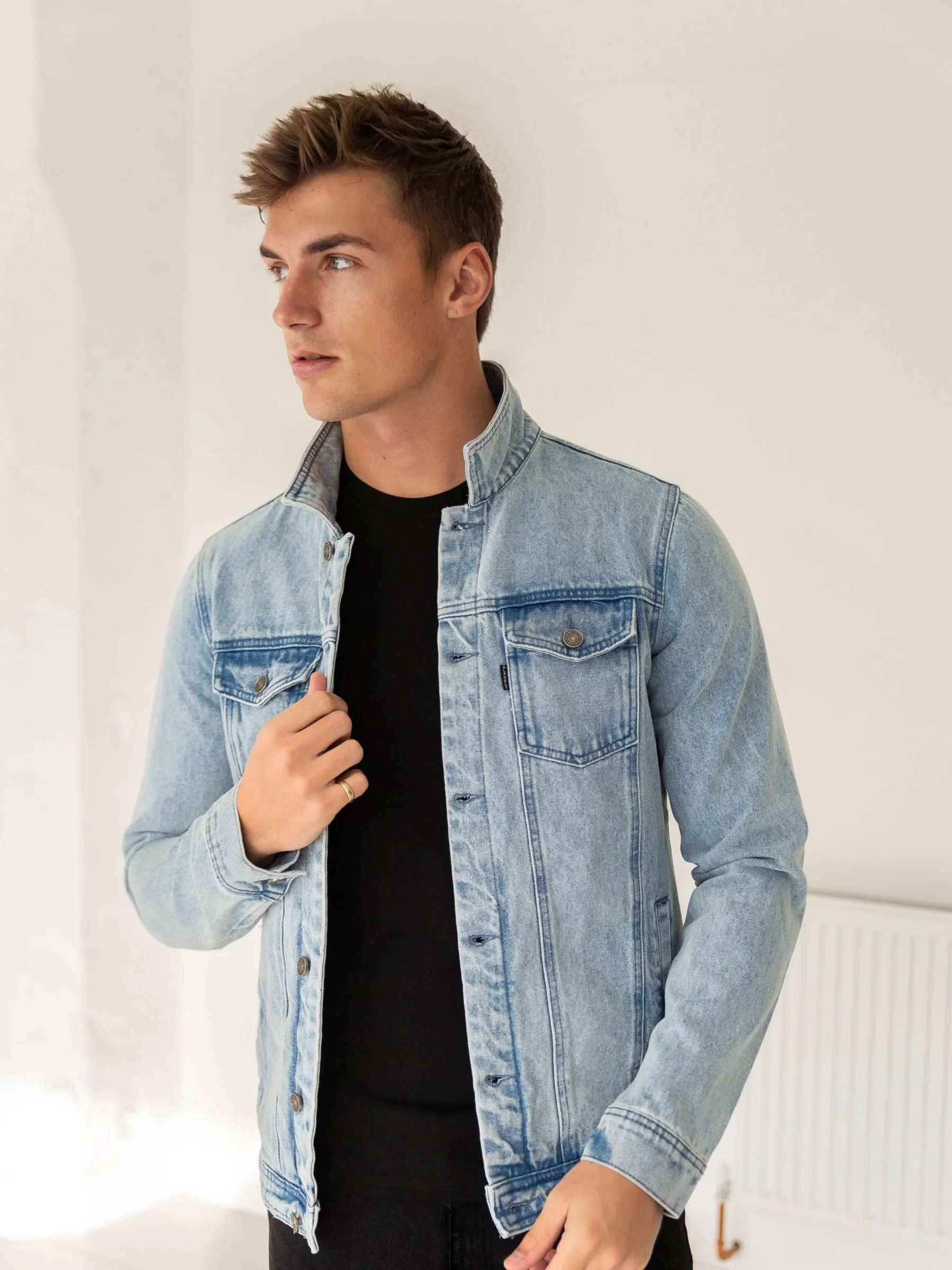 Brooklyn Denim Jacket - Blue - Prinboxs