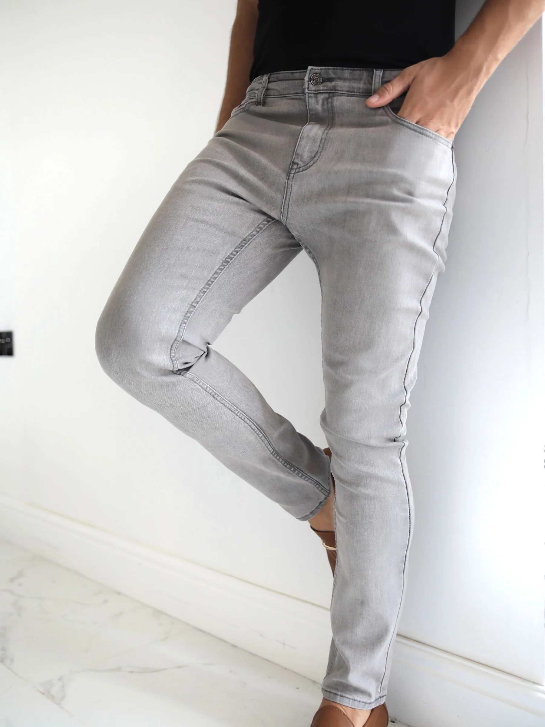 Vol. 9 Slim Jeans - Grey - Prinboxs