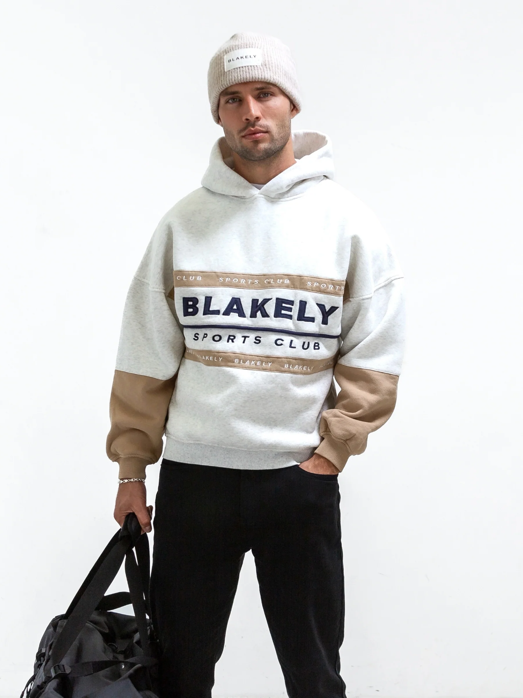 Alpine Sports Relaxed Hoodie - Marl White - Prinboxs