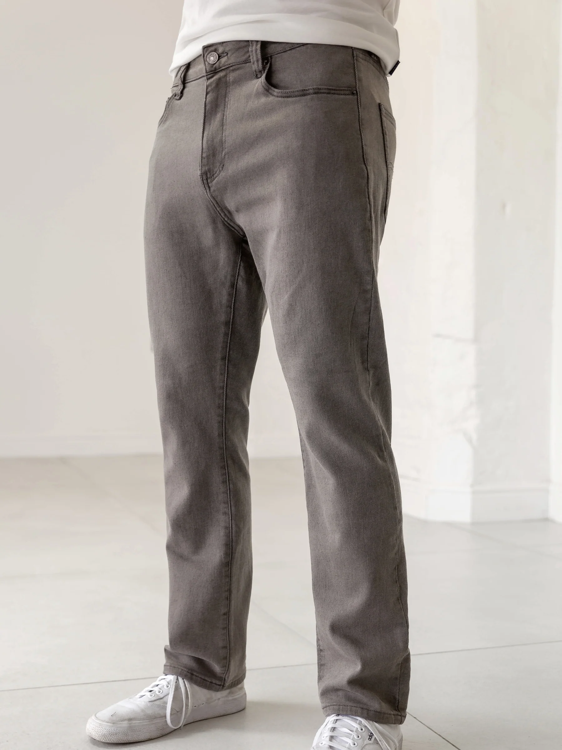 Vol.15 Loose Fitting Jeans - Mid Grey - Prinboxs