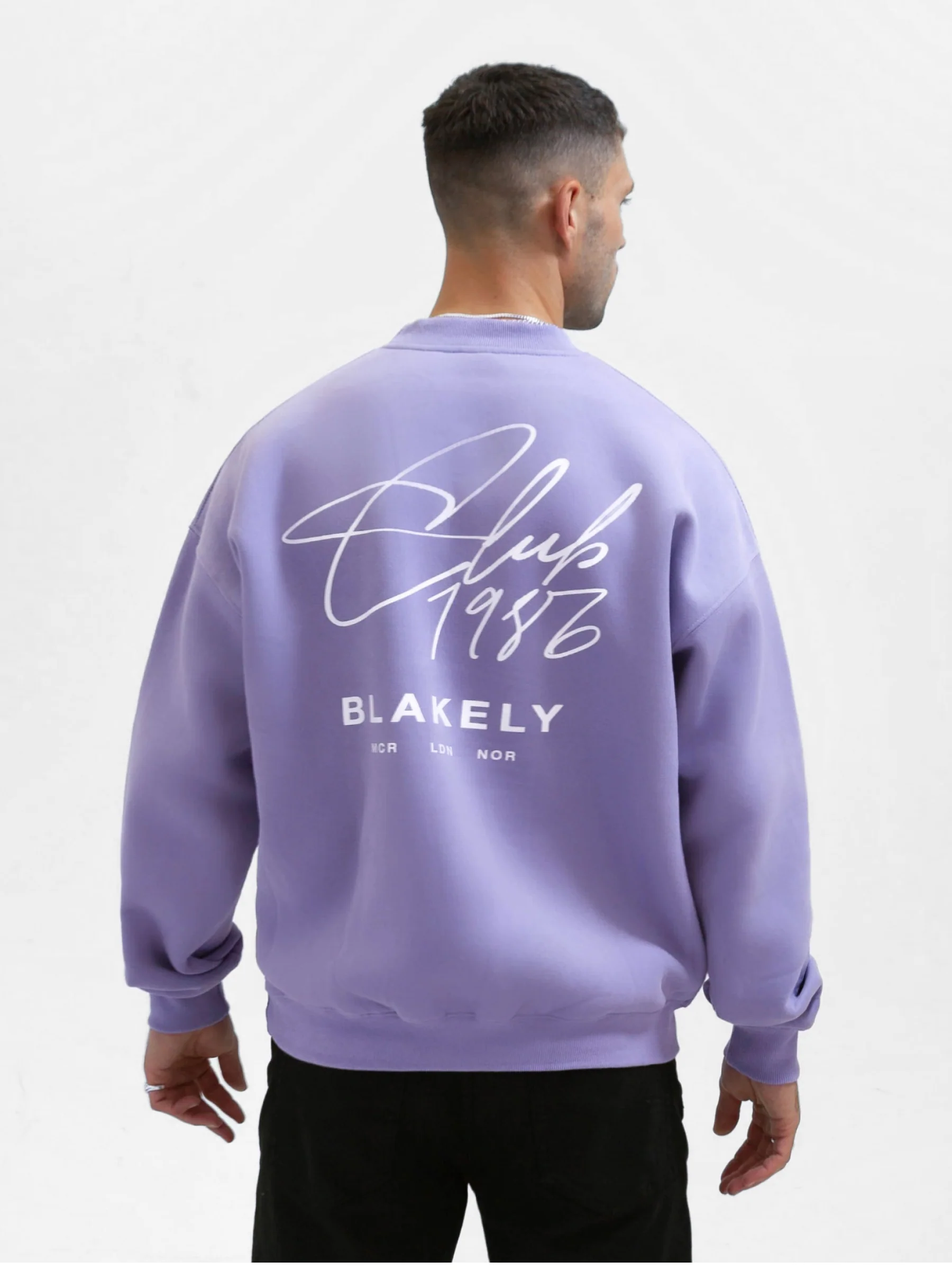 Club Relaxed Jumper - Violet - Prinboxs
