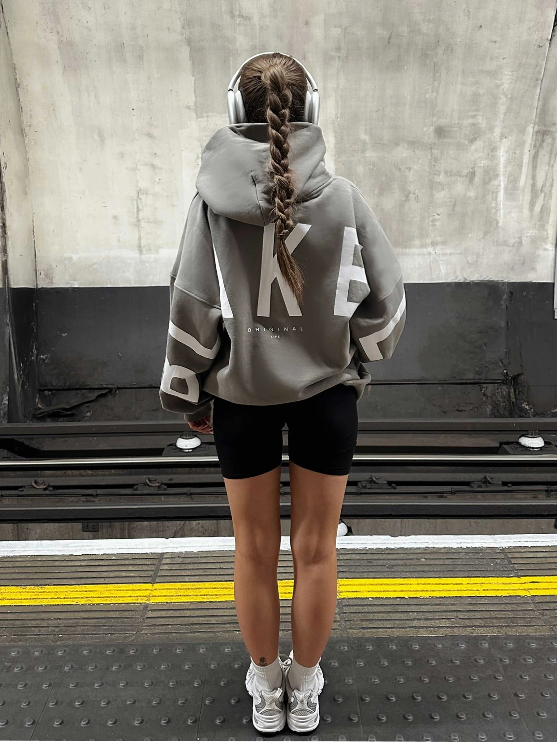 Isabel Oversized Hoodie - Safari Green - Prinboxs