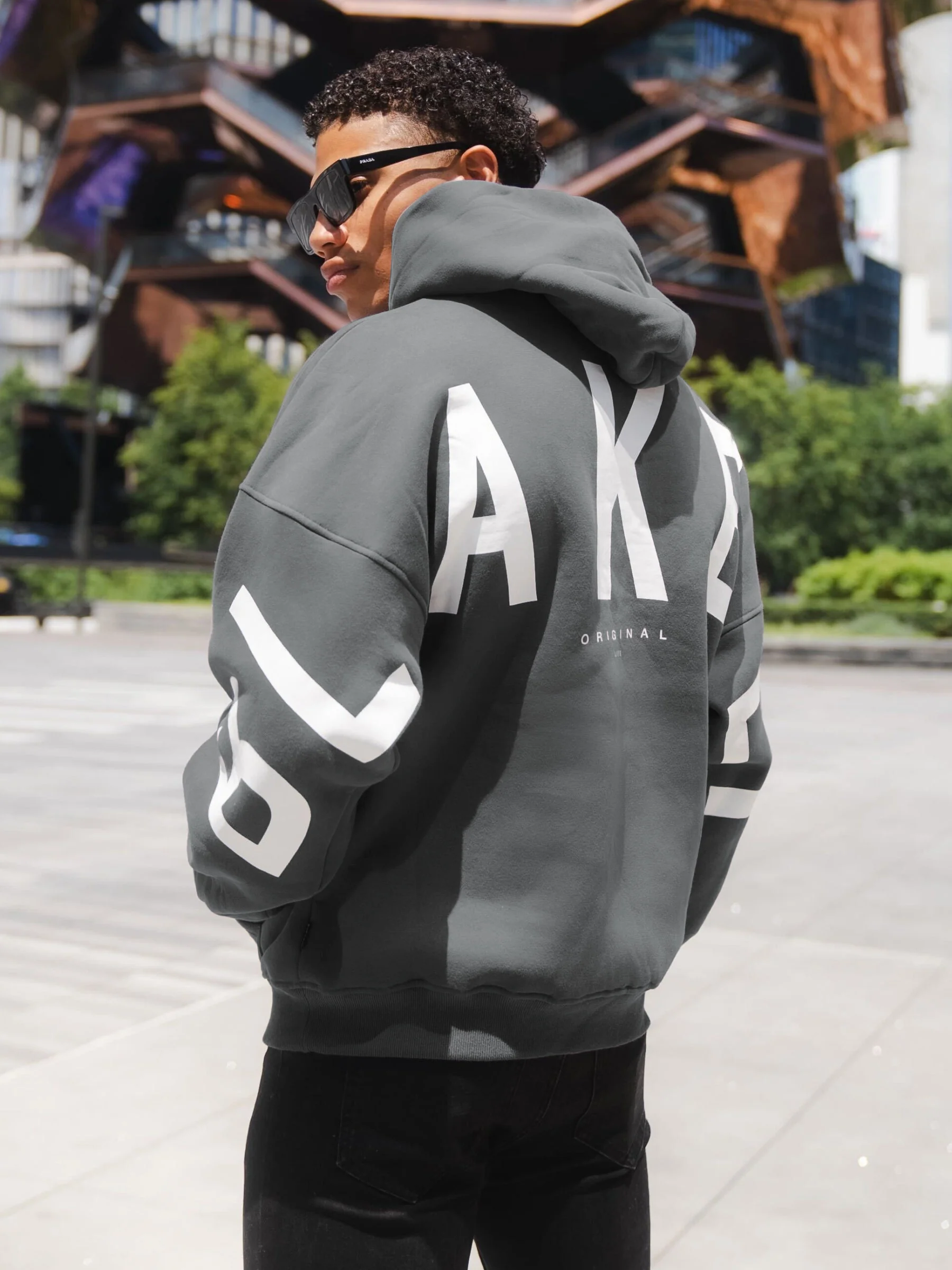 Idris Oversized Hoodie - Safari Green - Prinboxs