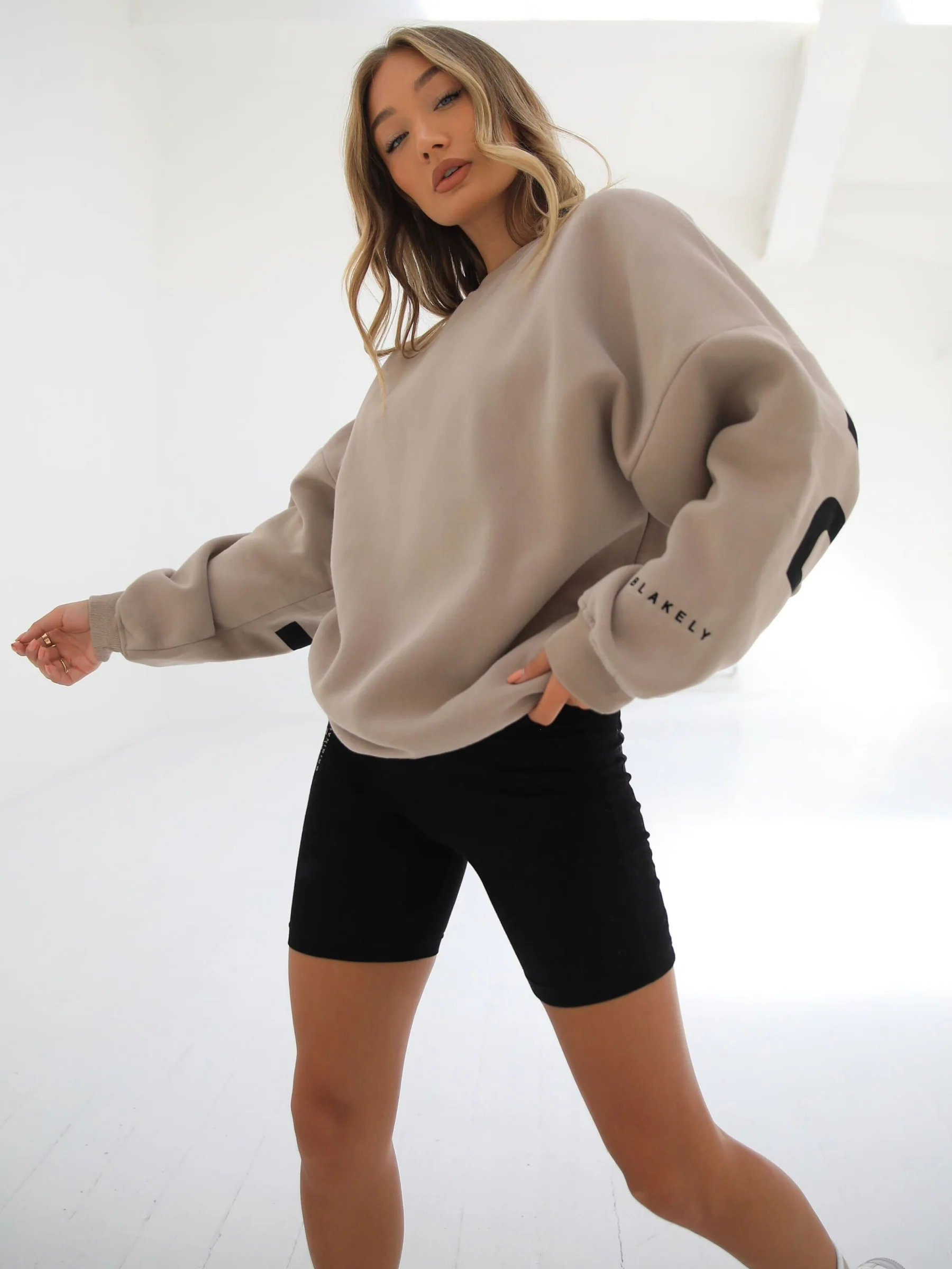 Isabel Oversized Jumper - Tan - Prinboxs