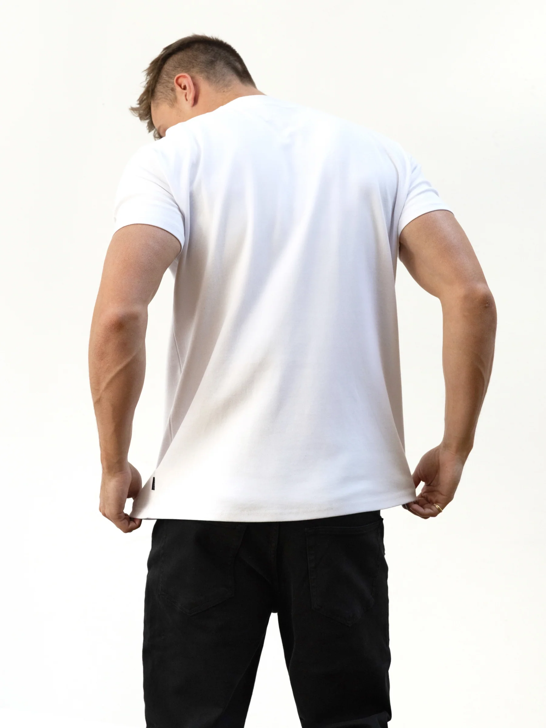 Legacy Relaxed T-Shirt - Bright White - Prinboxs