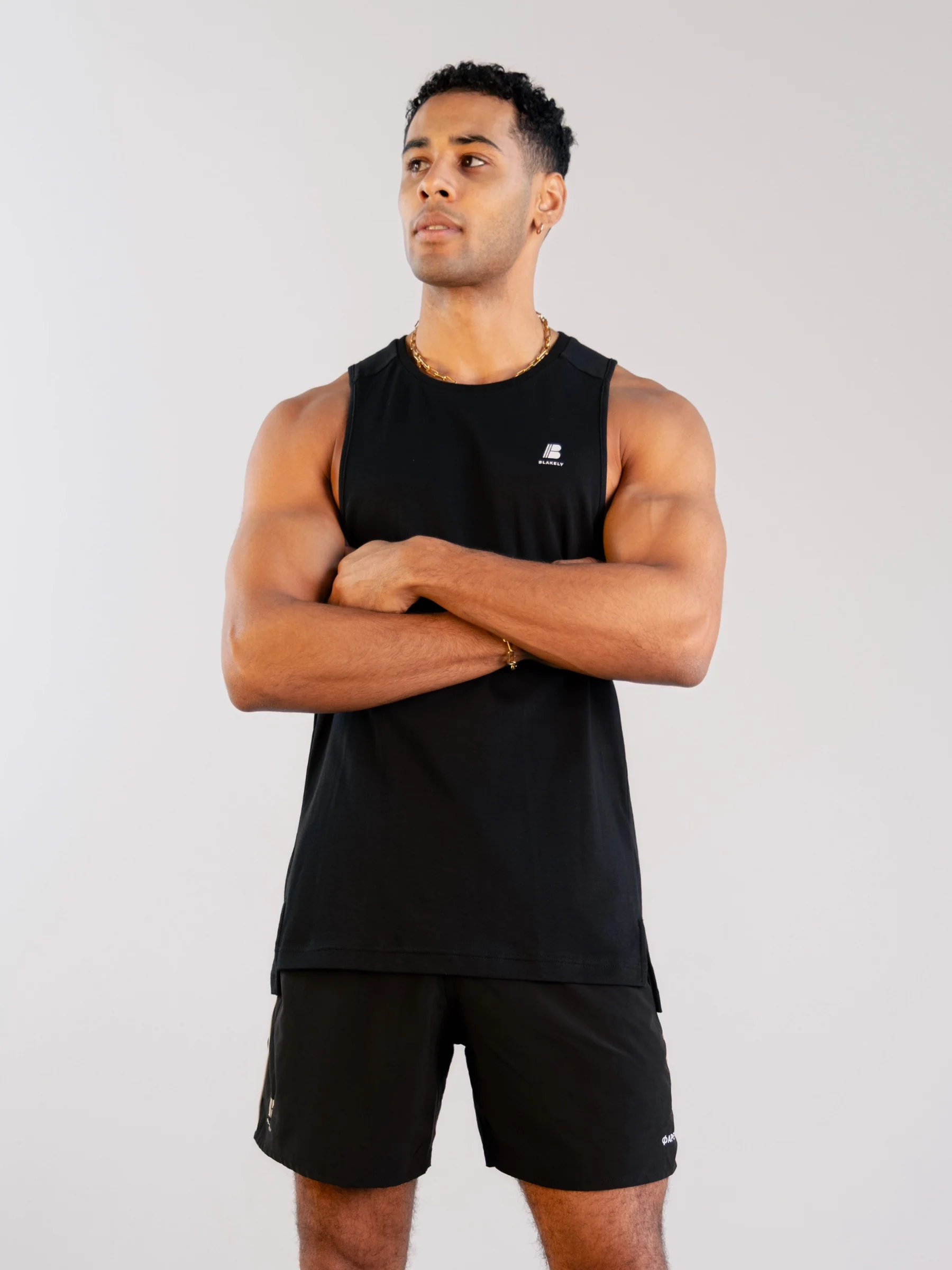 Apex Tech Sleeveless Vest - Black - Prinboxs