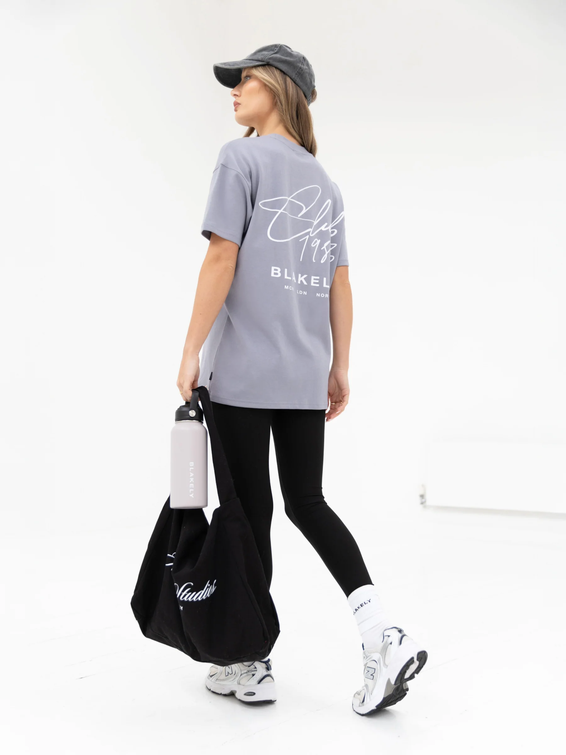 Club Oversized T-Shirt - Pale Lilac - Prinboxs