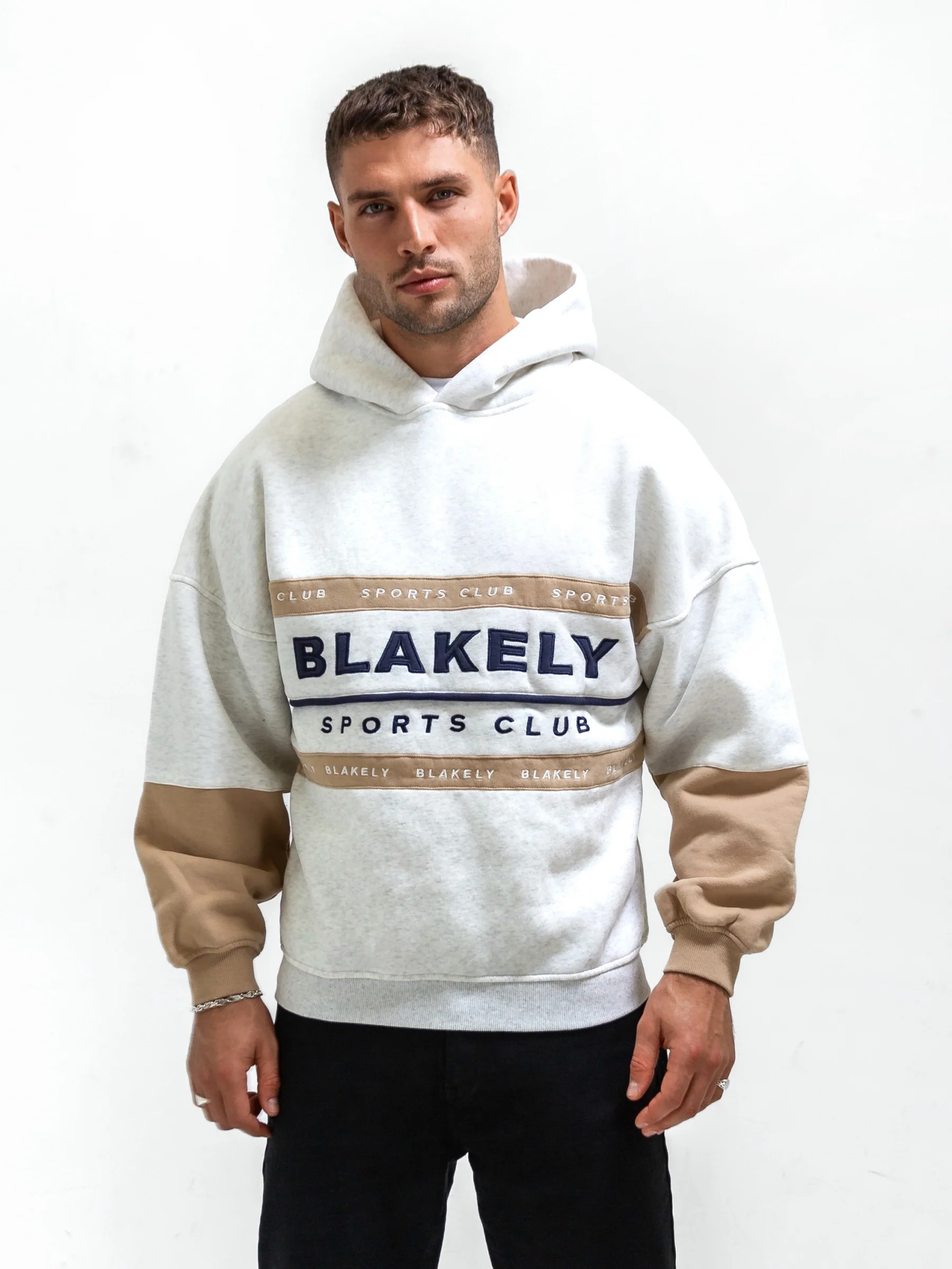 Alpine Sports Relaxed Hoodie - Marl White - Prinboxs
